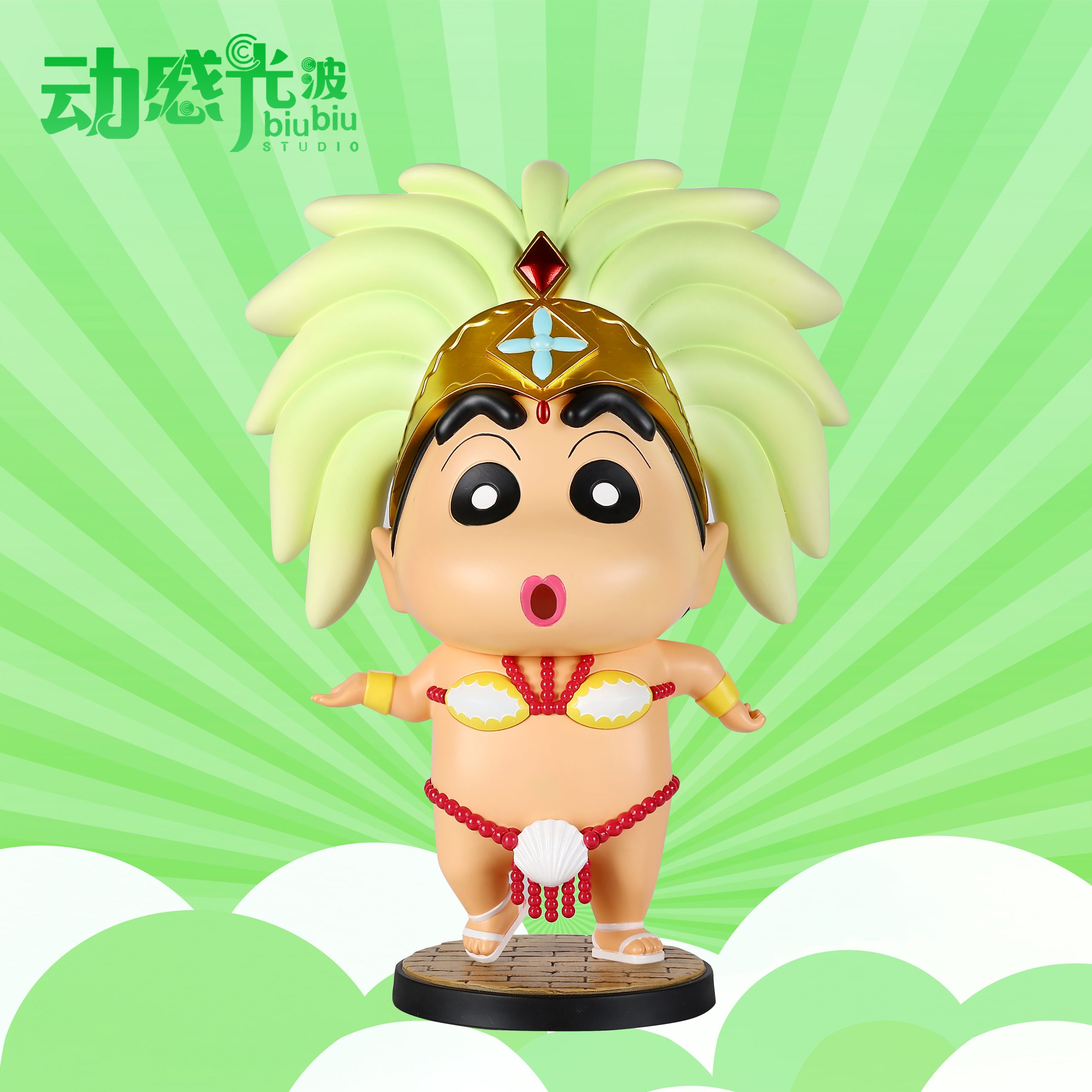 Biubiu Studio – Crayon Shin-chan Housewife Outfit & Samba Costume Shinnosuke