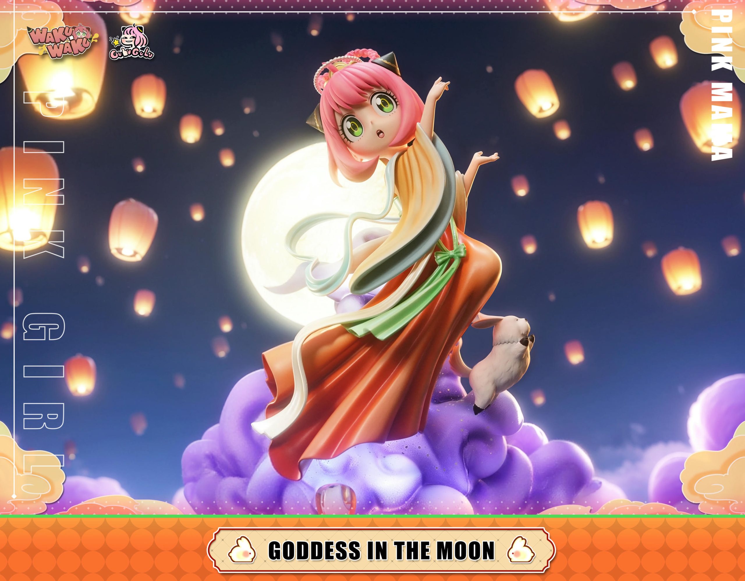 WakuWaku Studio – Spy x Family Anya Cosplaying as Chang’e