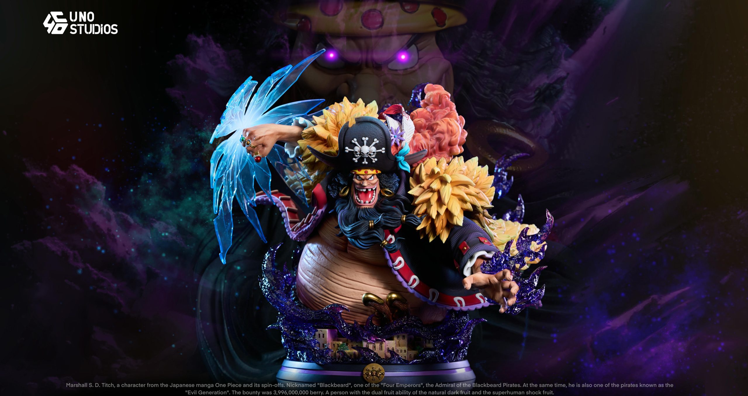 UNO Studio – One Piece 1/4 Scale Marshall D. Teach Blackbeard