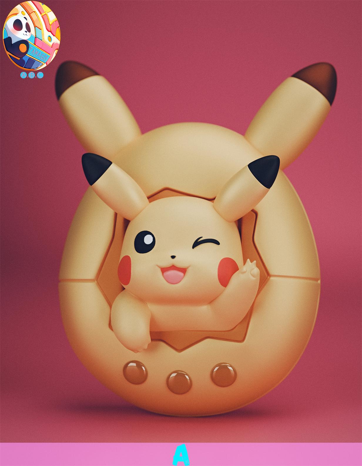 TAMAGO Studio – Pokémon Tamagotchi Pikachu & Gengar & Psyduck & Eevee