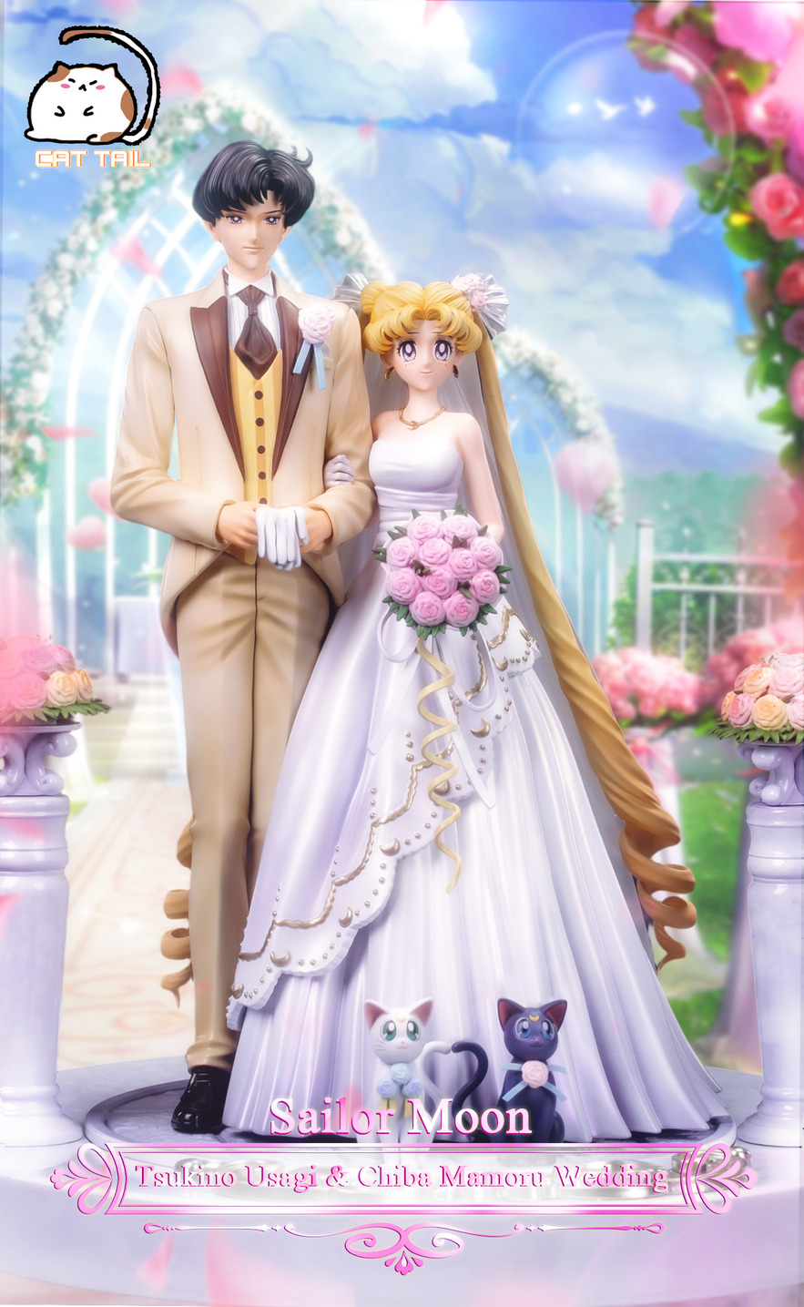 CAT TAIL Studio – Sailor Moon Wedding Couple Series Tsukino Usagi & Mamoru Chiba’s Wedding