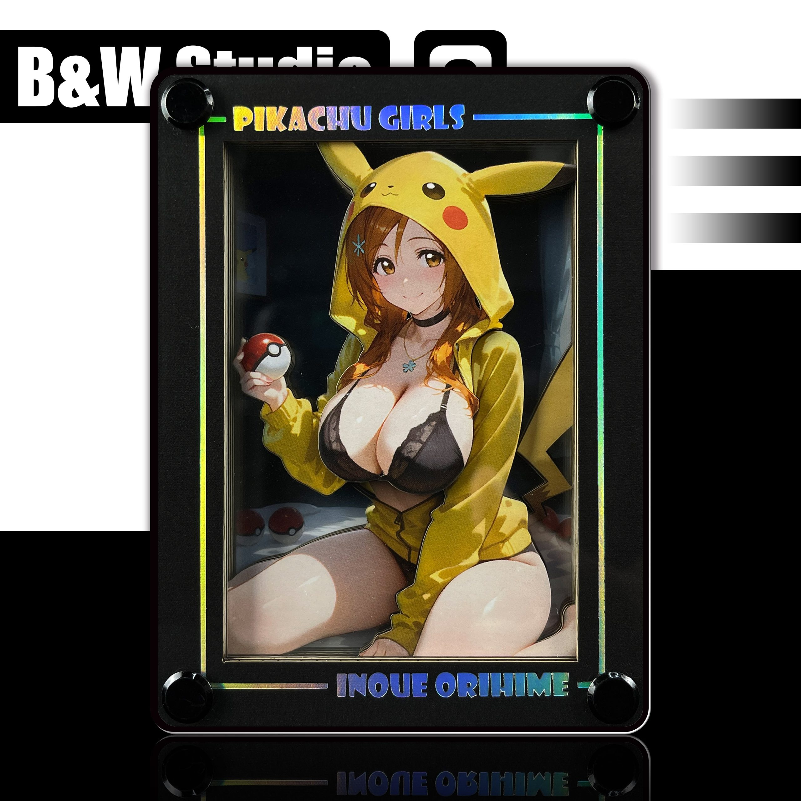 B&W Studio – BLEACH Pikachu Girls Series Desktop decorative bricks 02 Inoue Orihime