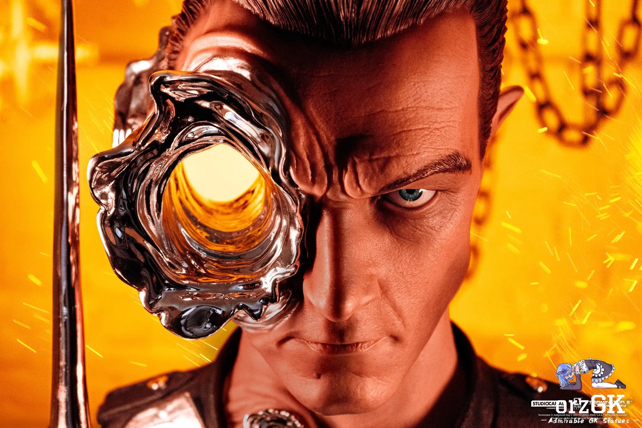 PureArts Studio – Terminator 2 T-1000 Art Mask Deluxe Edition (Licensed)
