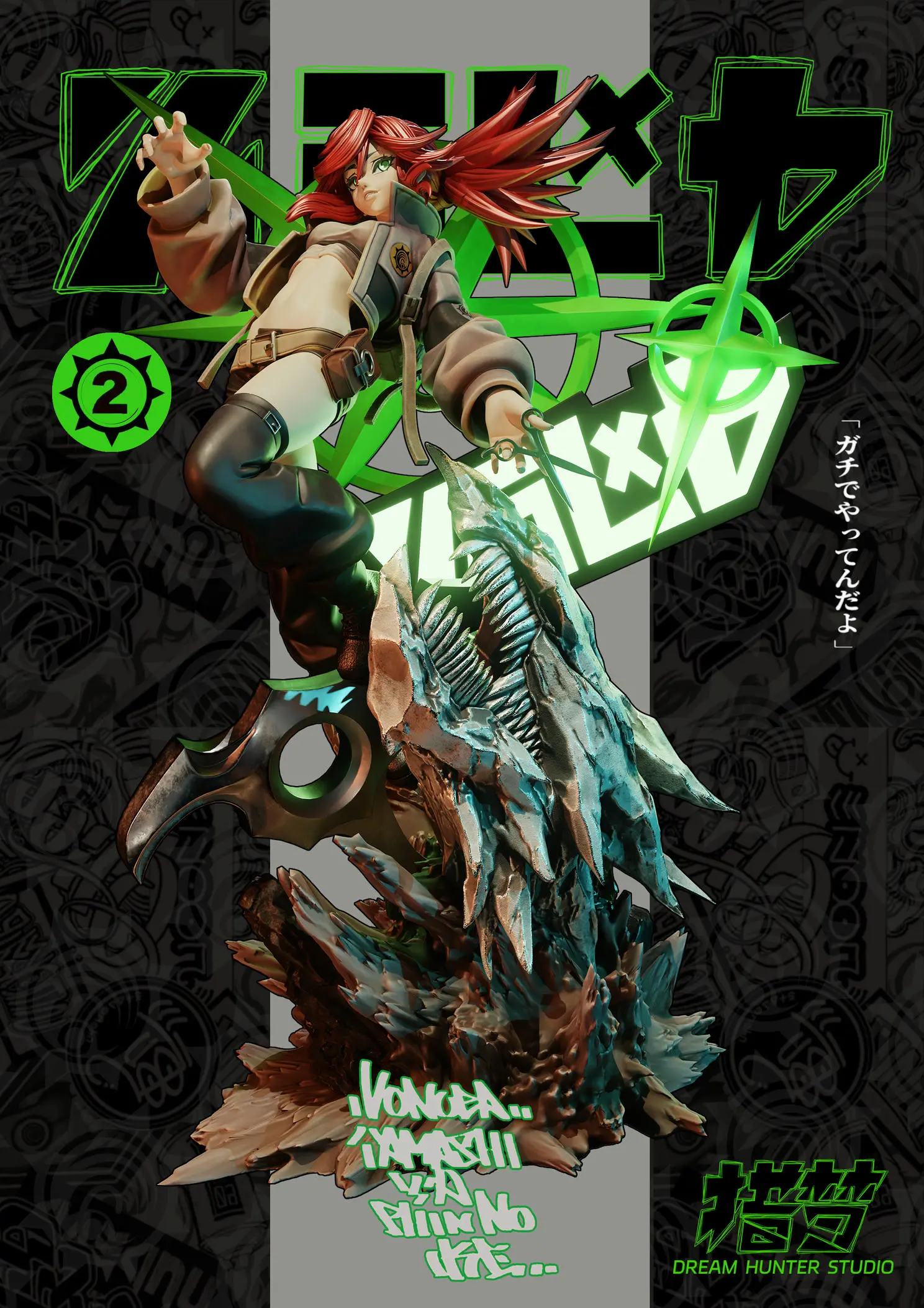 DREAM HUNTER Studio – GACHIAKUTA Statue Series 004 Riyo
