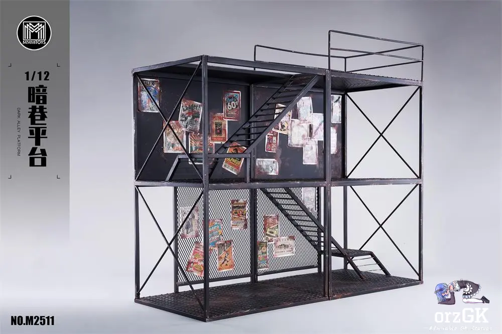 MMMTOYS – 1/12 Scale Diorama Dark Alley Platform M2511 (Licensed)