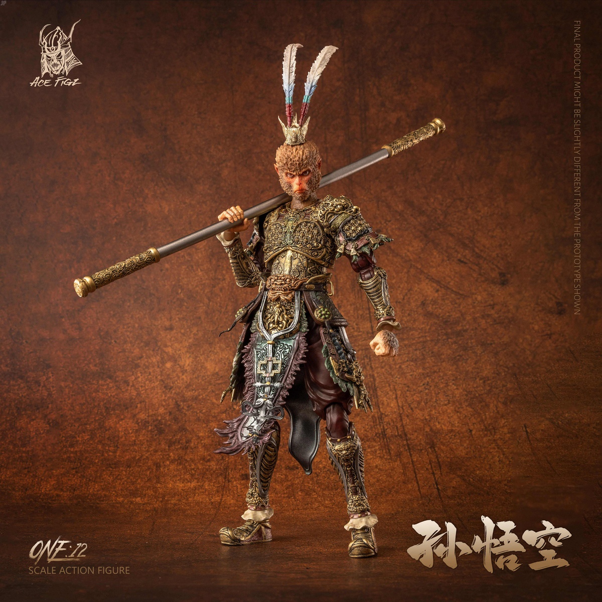 AceFigz Studio – Journey to the West Sun Wukong, The Monkey King 1/12 Scale Action Figure AF10mths-A & AF10mths-B