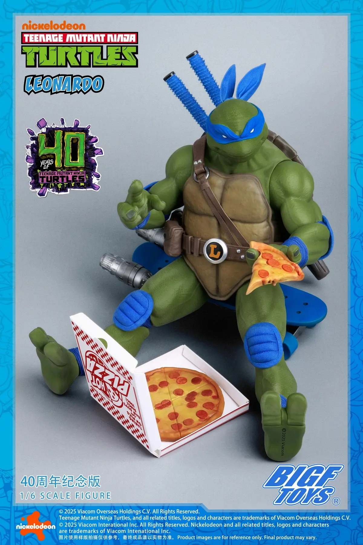 BIGFTOYS – BIGF-001 Leonardo 40th Anniversary Edition 1/6 Scale Action Figure (Licensed)
