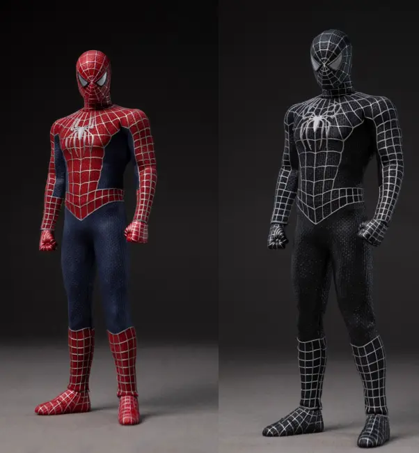 WLT Studio – Marvel 1/12 Spider Man Cloth Action Figure WLT04 WLT05