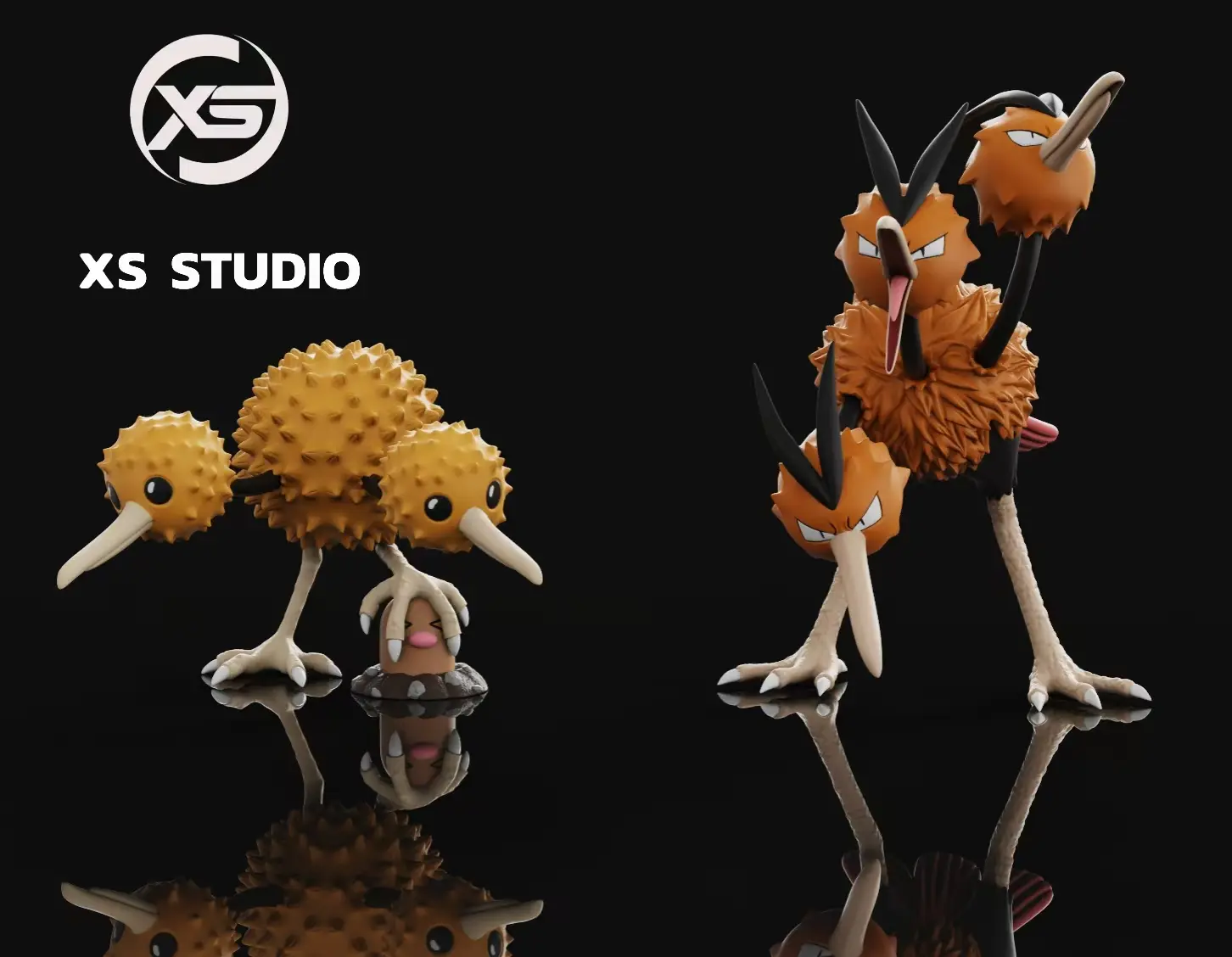 XS Studio – Pokémon Dodrio Evolution Set