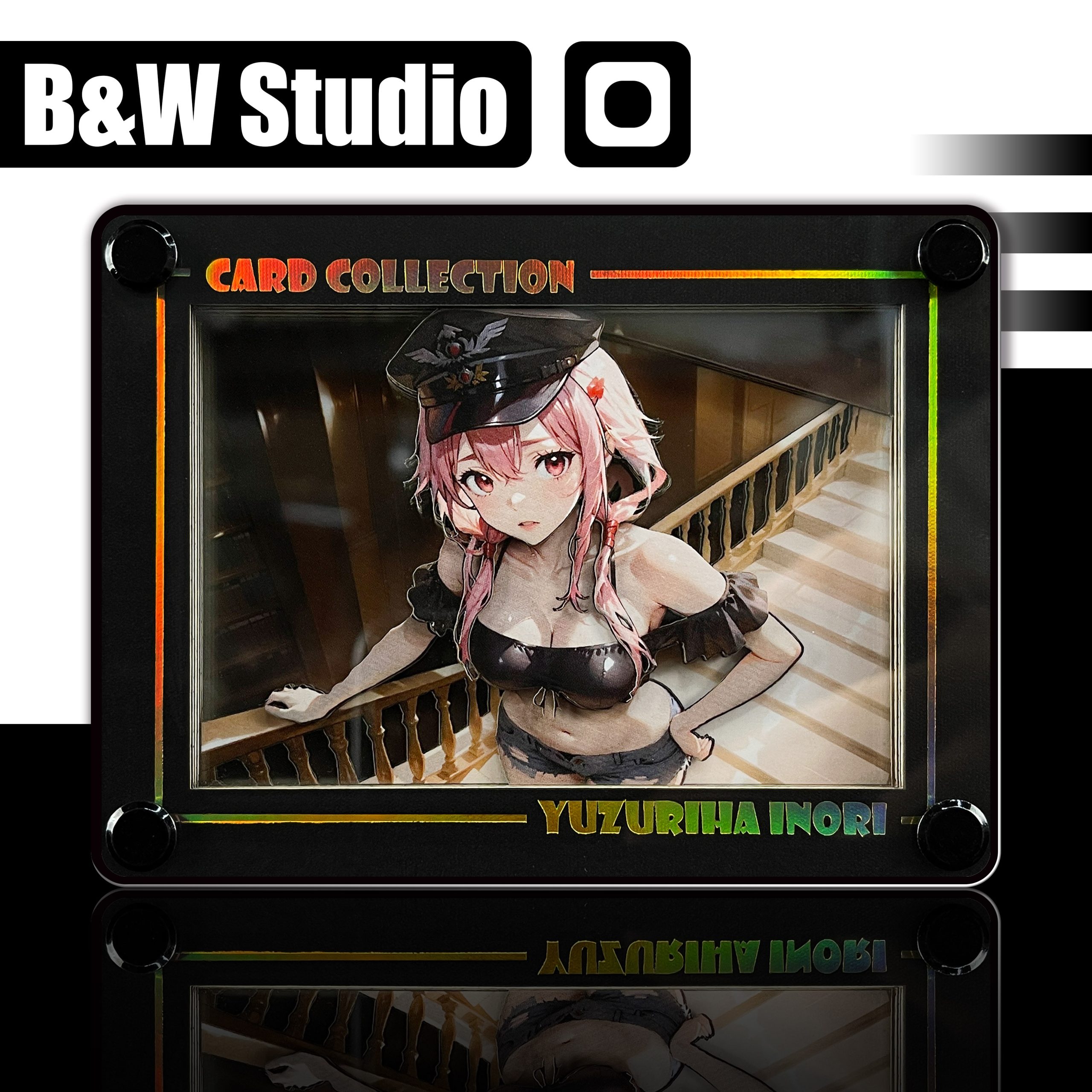 B&W Studio – Guilty Crown Inori Yuzuriha Desktop Display Card Block