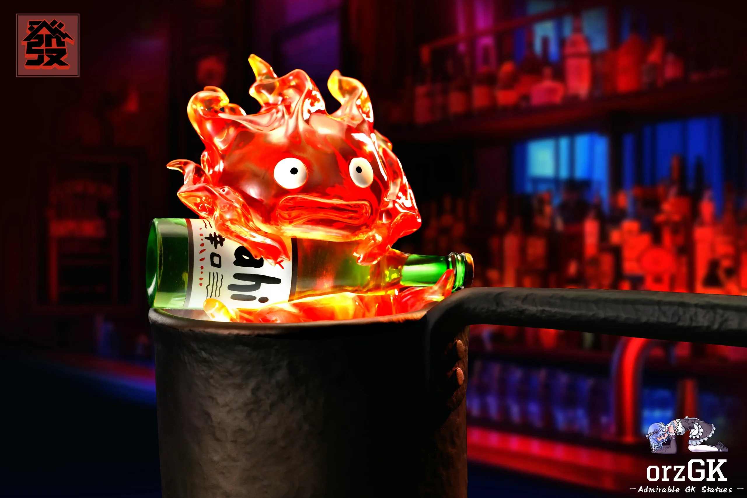 Fa Studio – Howl’s Moving Castle Calcifer Desktop Night Light Statue