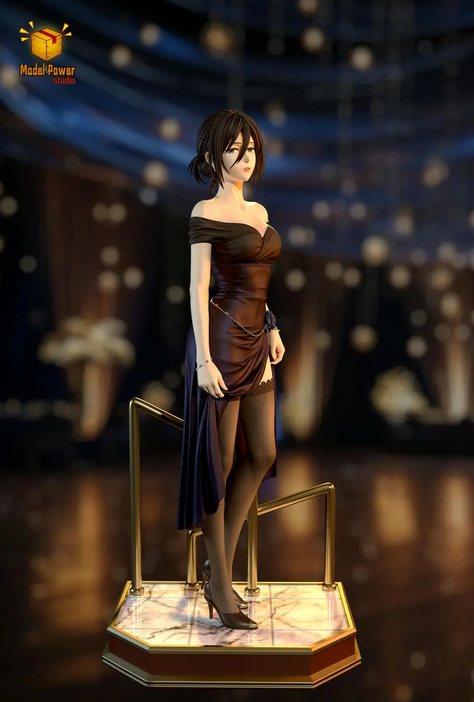Model Power Studio – Attack on Titan Midnight Banquet Series #1 Mikasa Ackerman