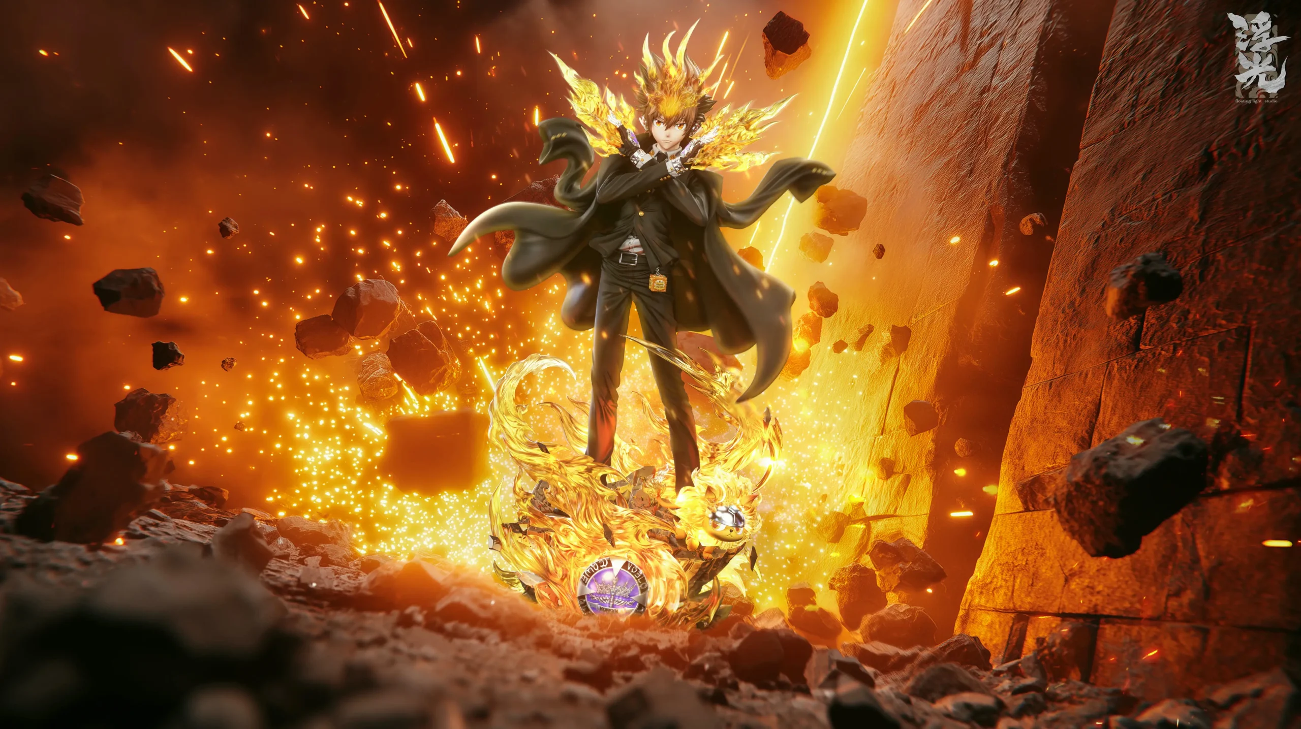 Floating Light Studio – Katekyo Hitman Reborn Tsunayoshi Sawada 1/6 Scale Figure