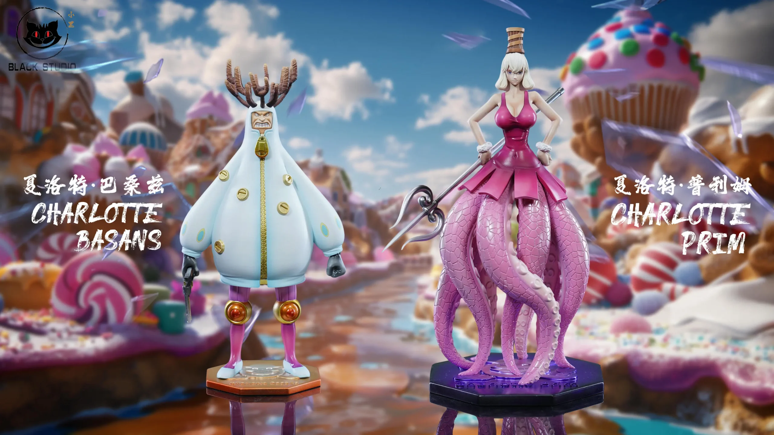 Black Studio – ONE PIECE Big Mom Pirates Collection Basans & Prim