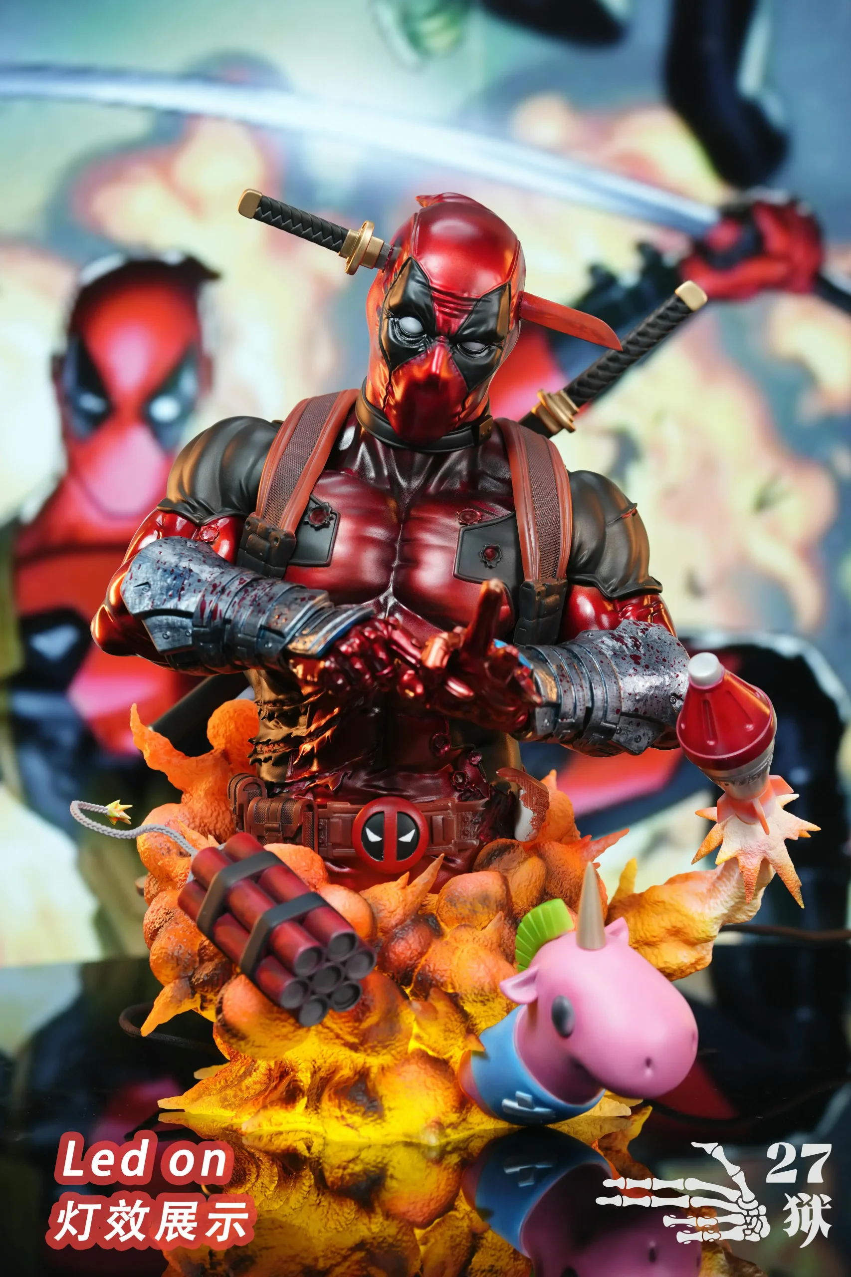 27abyss Studio – Marvel 1/3 Scale Bust Series Deadpool