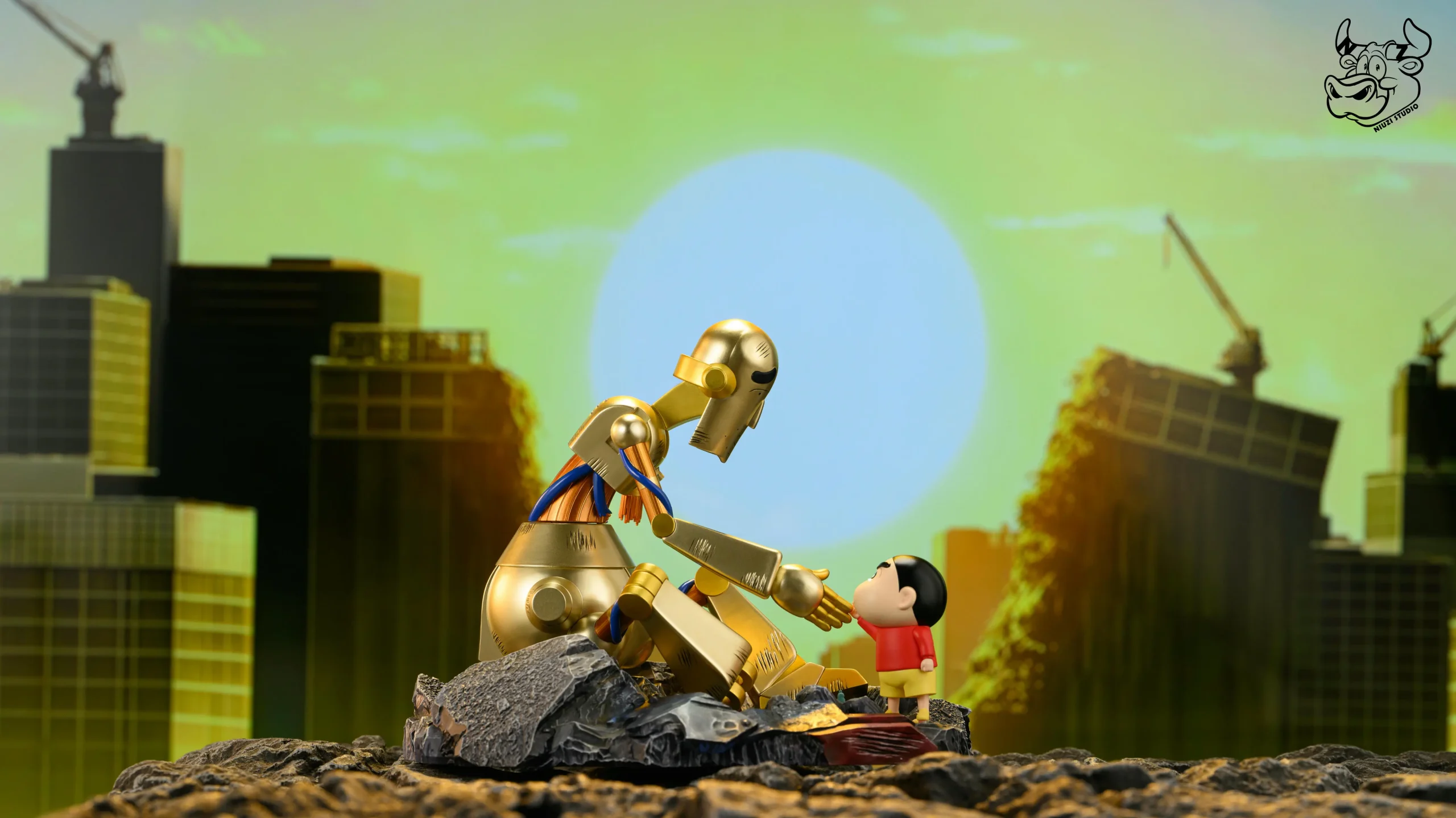 NIUZI Studio – Crayon Shin-chan Robo Dad and Shin-chan