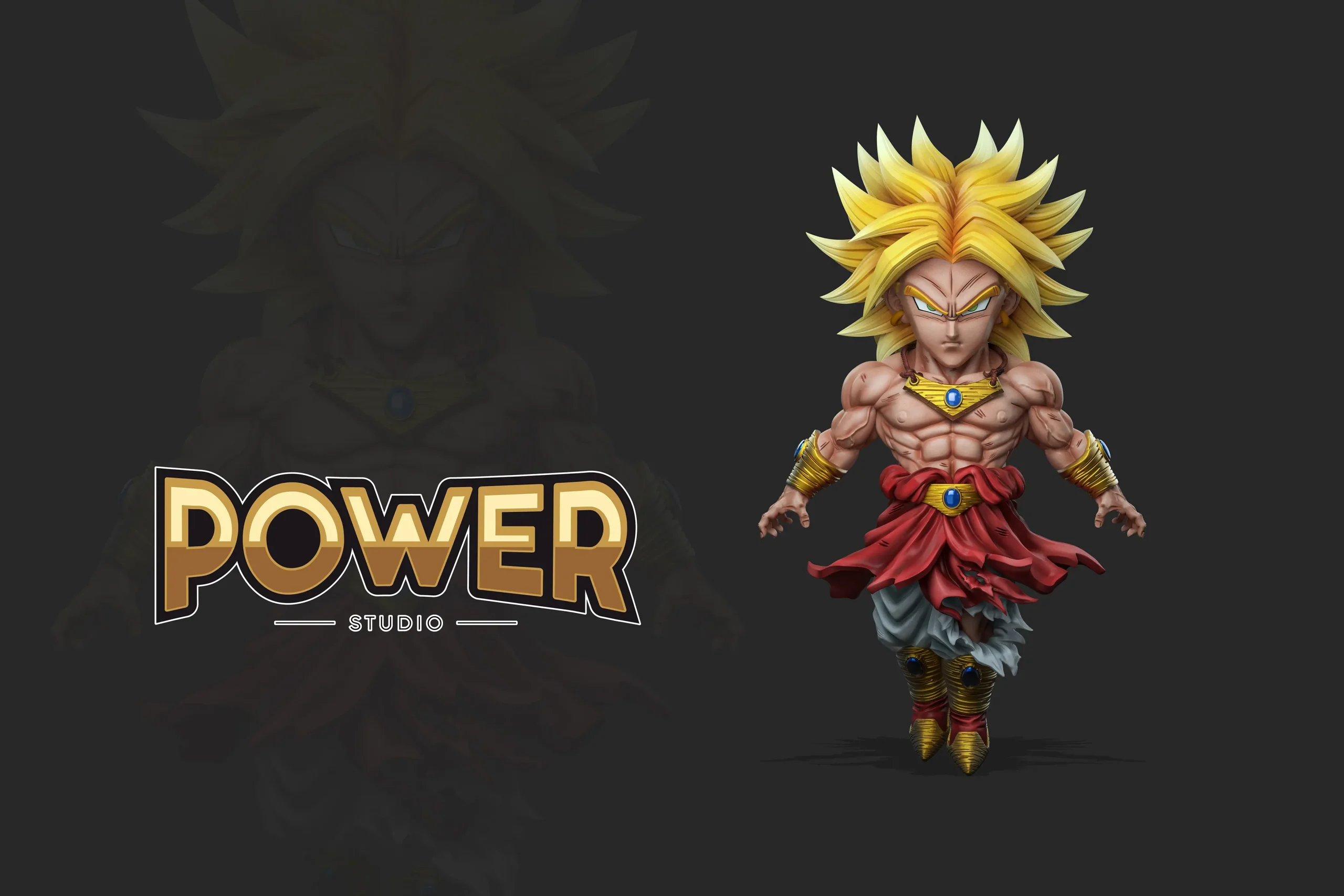 Power Studio – Dragon Ball Super Saiyan Broly