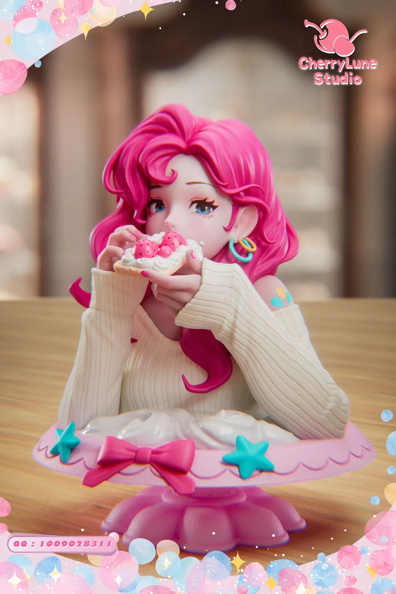 CherryLune Studio – My Little Pony Pinkie Bust