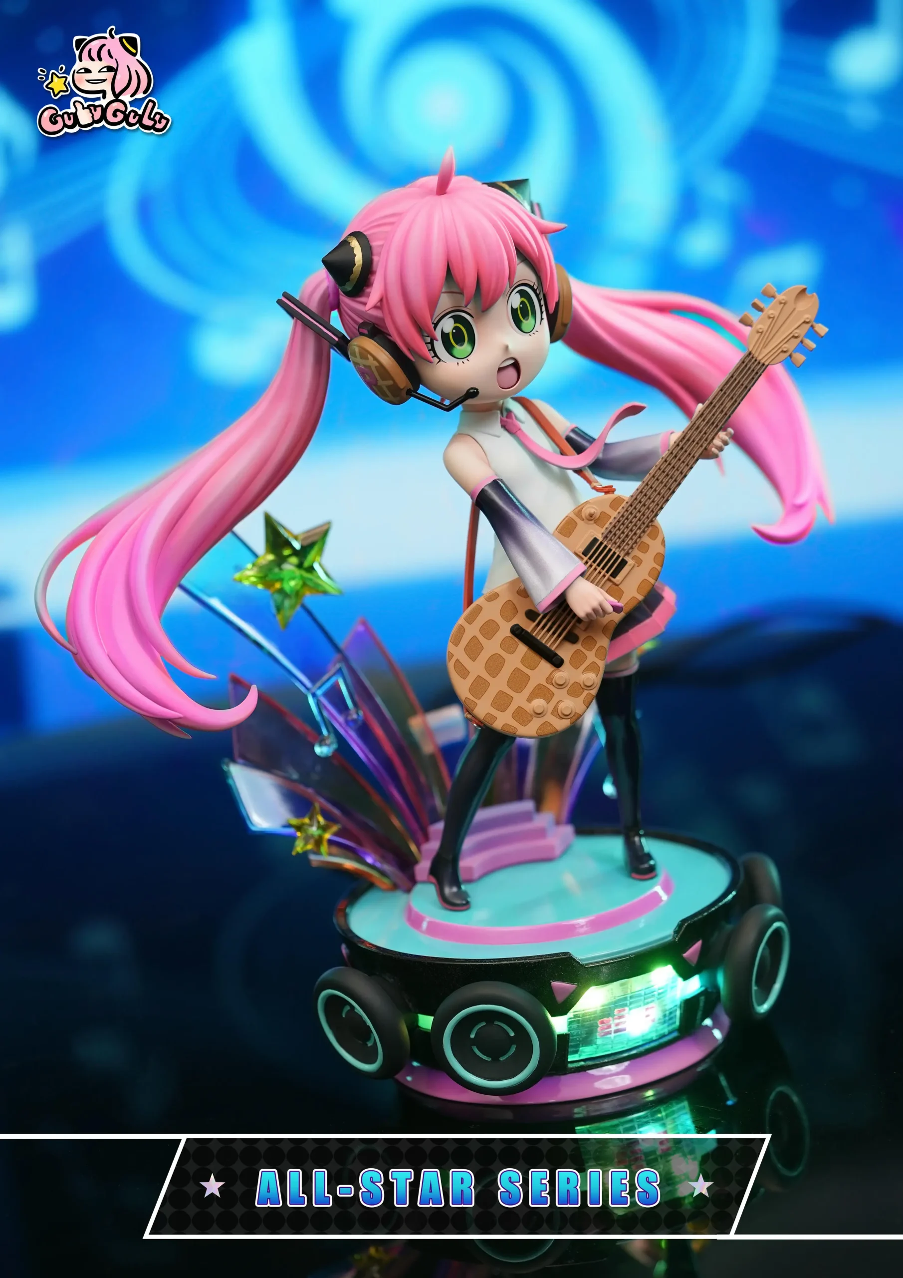 GULUGULU Studio – Spy x Family Anya Forger Cosplaying Hatsune Miku Guitar Girl