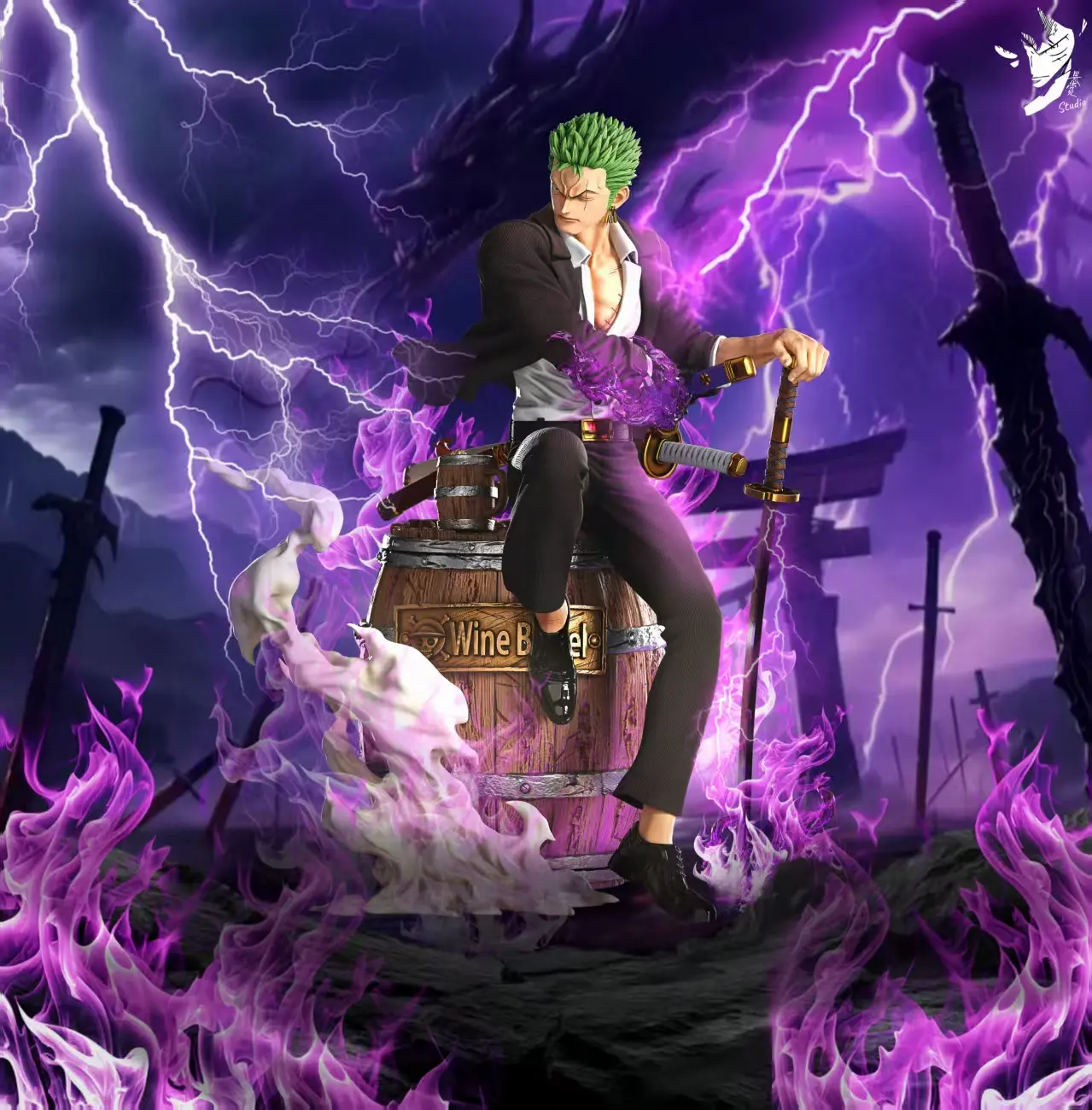 XS Studio – One Piece Suit Outlaws Series #1 Zoro in Suit