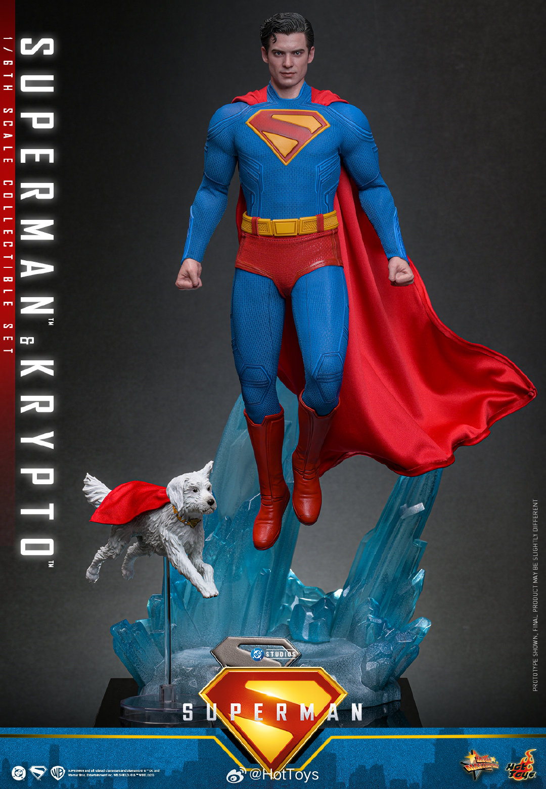 Hottoys – Superman & Krypto 1/6th scale Collectible Set MMS812 (Licensed)