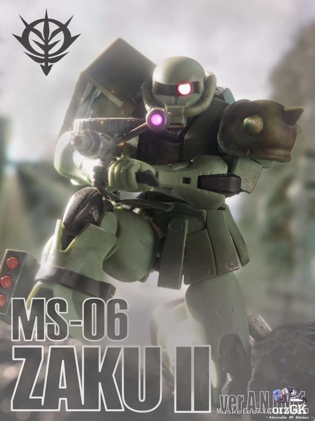 BANDAI – ROBOT Spirits SIDE MS MS-06 Mass Production Zaku ver. A.N.I.M.E. (Licensed)