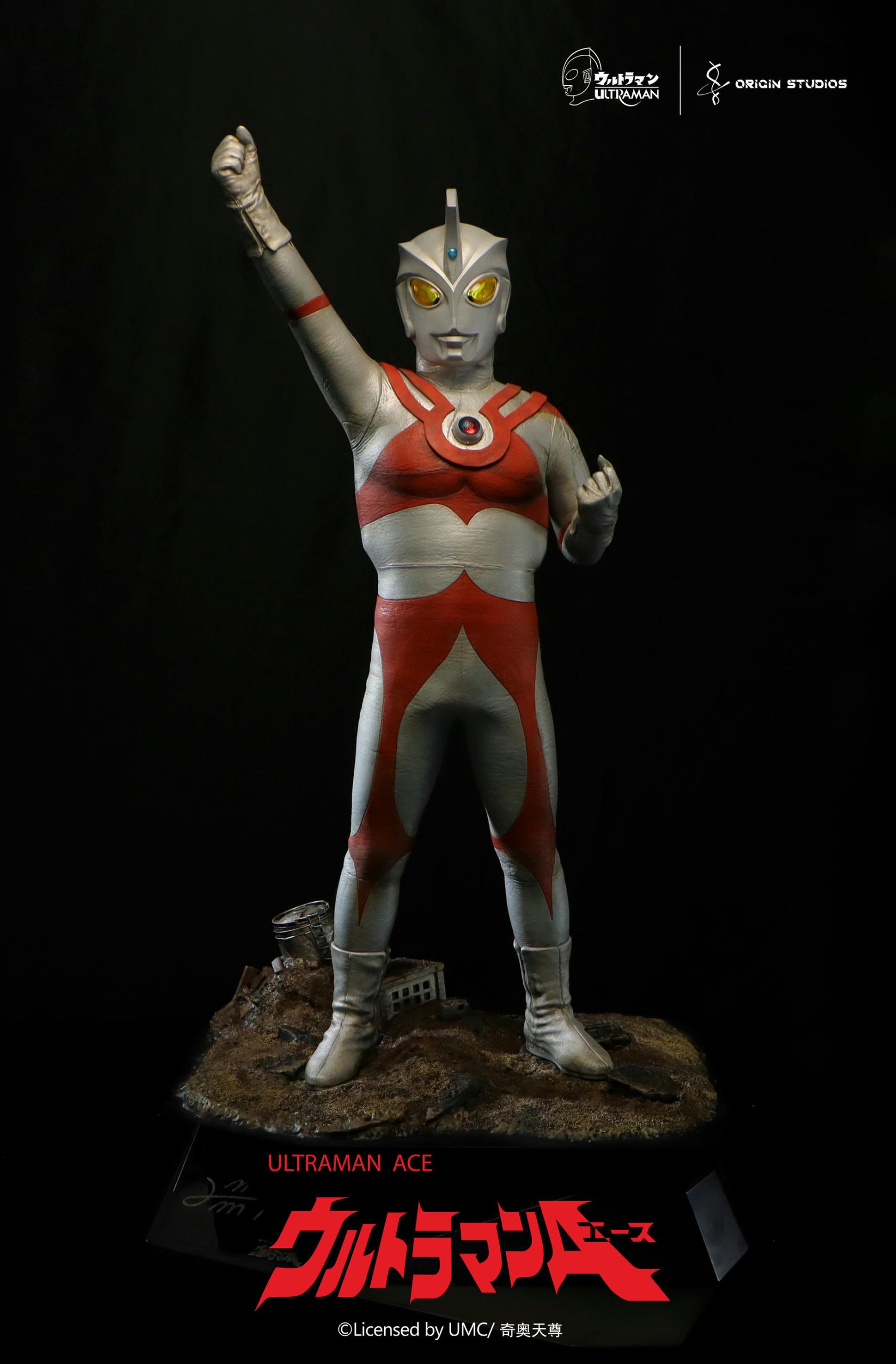 Origin Studio – Ultraman Classic Ultraman Ace M78 Collector Statue in Signature Pose (Licensed)