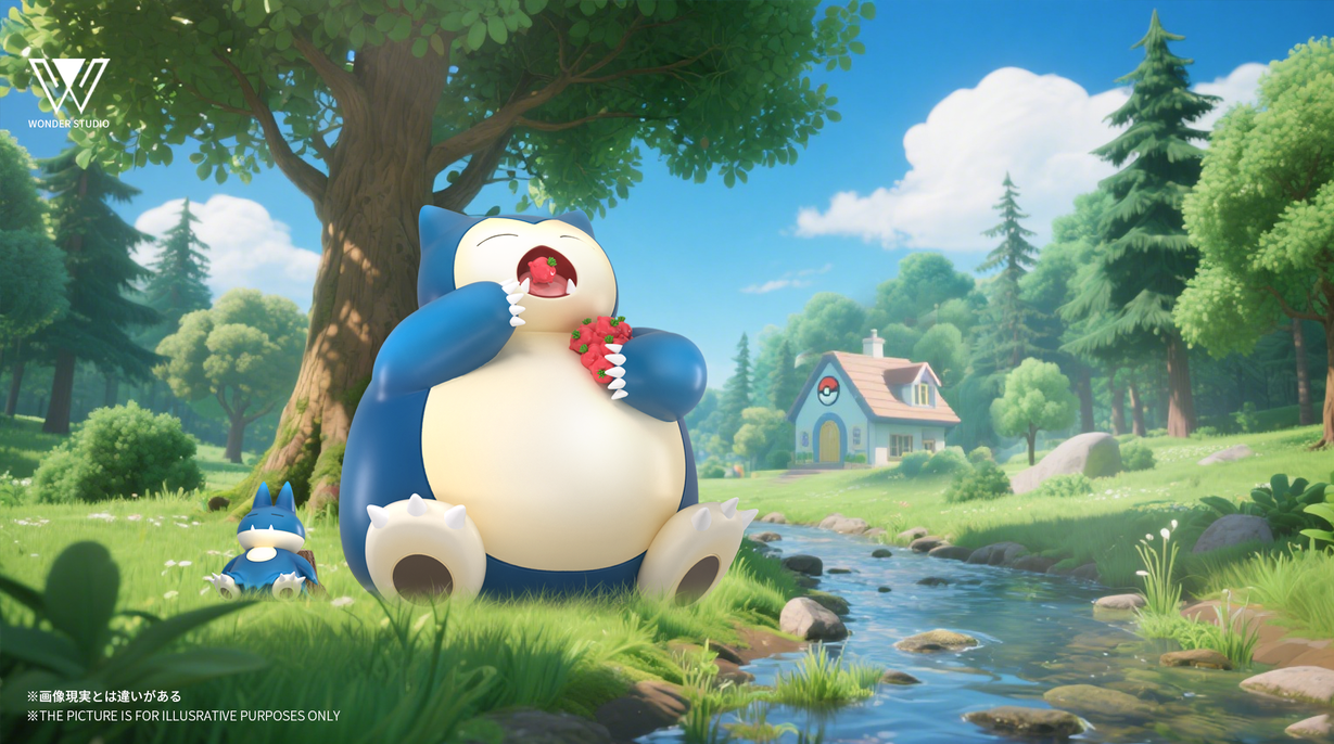 Wonder Studio – Pokémon Snorlax Evolution Set