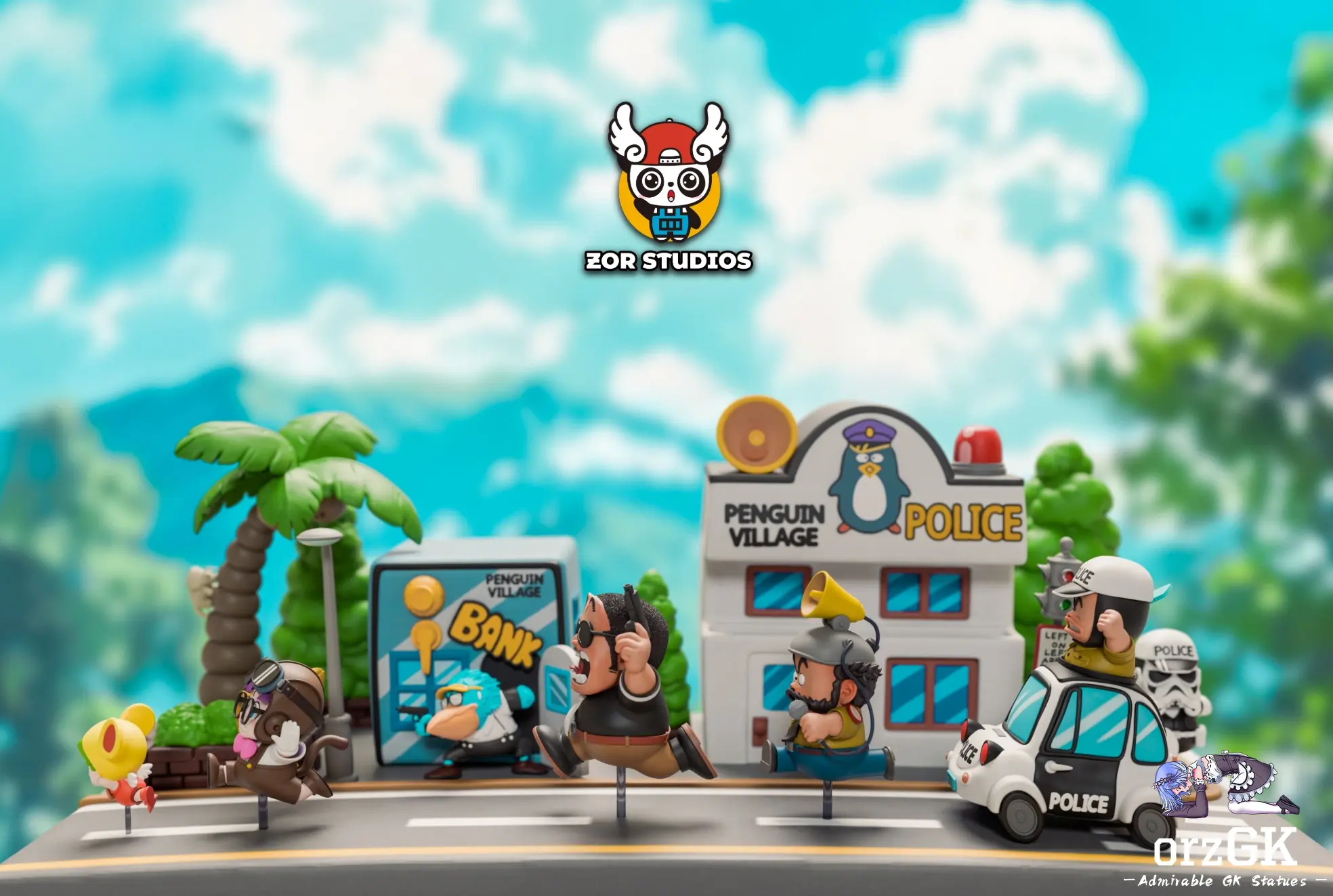 ZOR Studio – Dr. Slump WCF Series Penguin Village Dash #2 Bank & Police Station