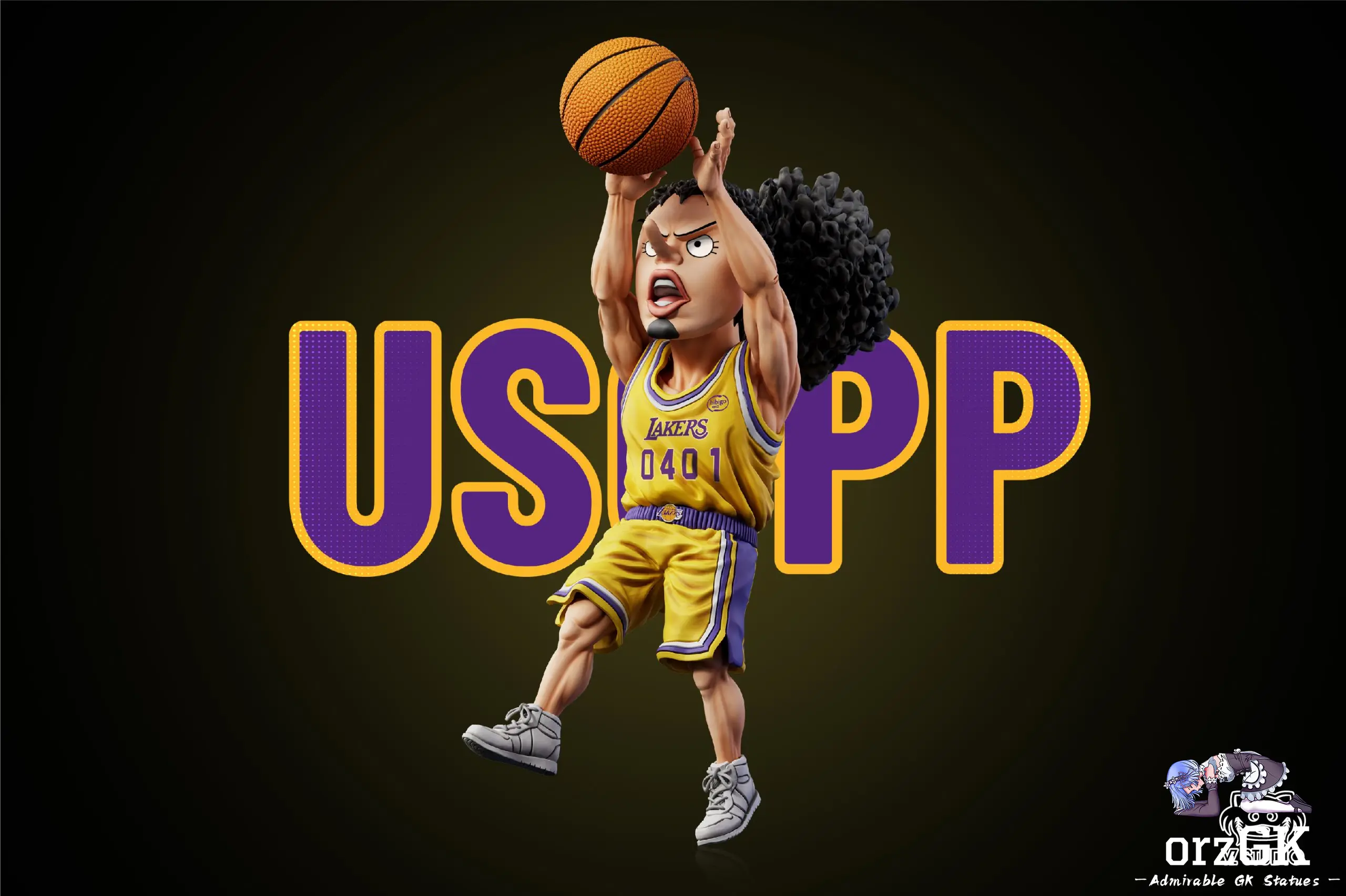 YZ Studio – One Piece Purple Gold Dream Team #5 Purple Gold Usopp
