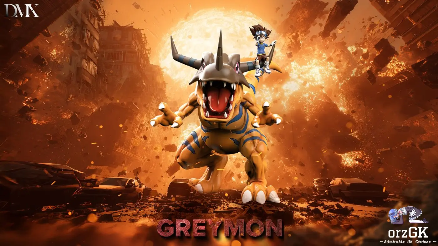 DMX Studio – Digimon Generation 1 Riding Posture Series #4 Greymon & Yagami Taichi