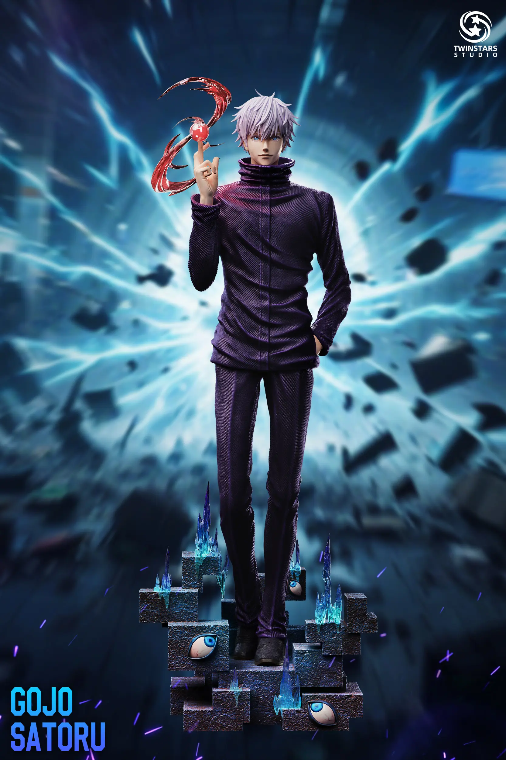 Twinstars Studio – Jujutsu Kaisen Satoru Gojo Life Size Statue