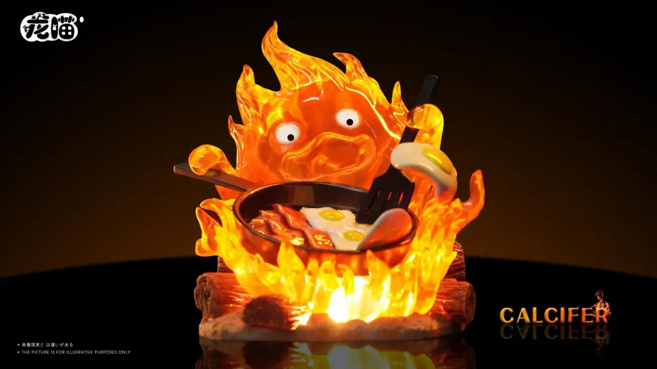 Long Miao Studio – Howl’s Moving Castle Hayao Miyazaki series Chef Calcifer