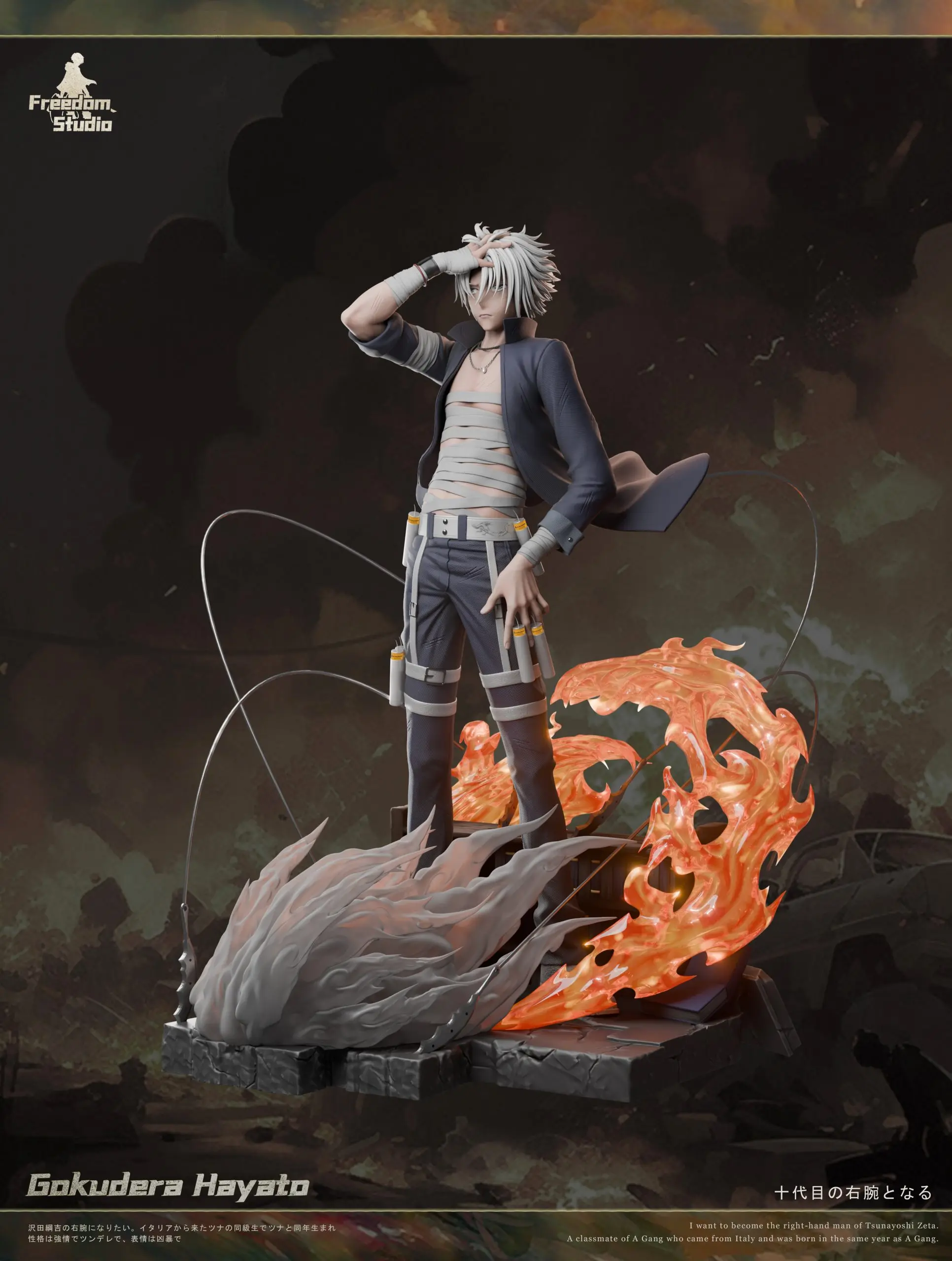 Freedom Studio – Katekyo Hitman Reborn Gokudera Hayato