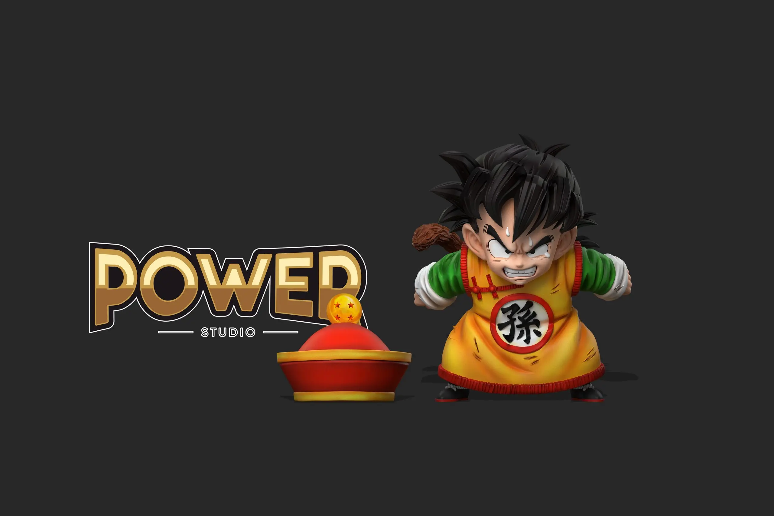Power Studio – Dragon Ball The Saiyan Saga Rage Gohan