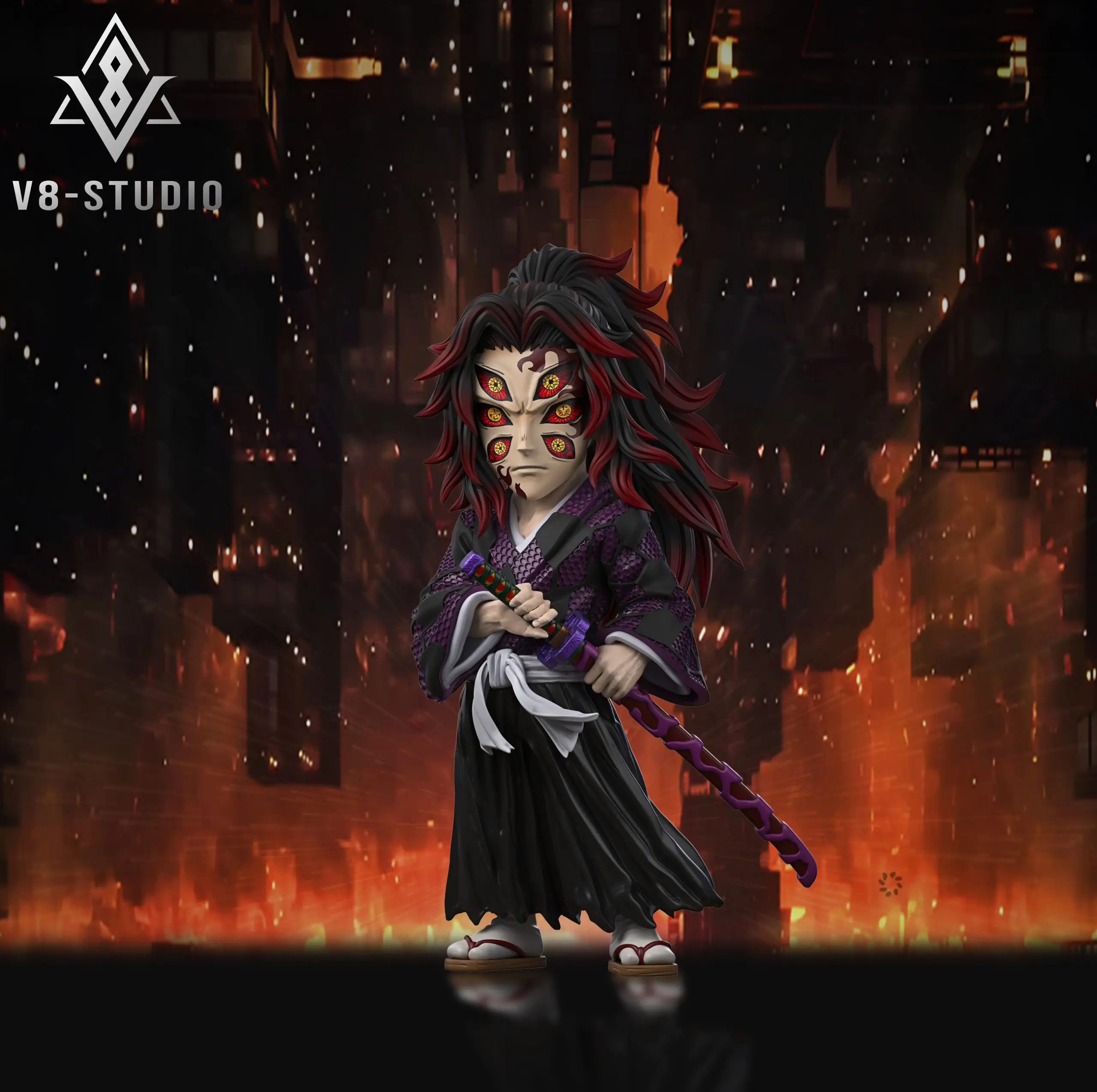 V8 Studio – Demon Slayer Infinity Castle Arc #1 Upper Rank One Kokushibo