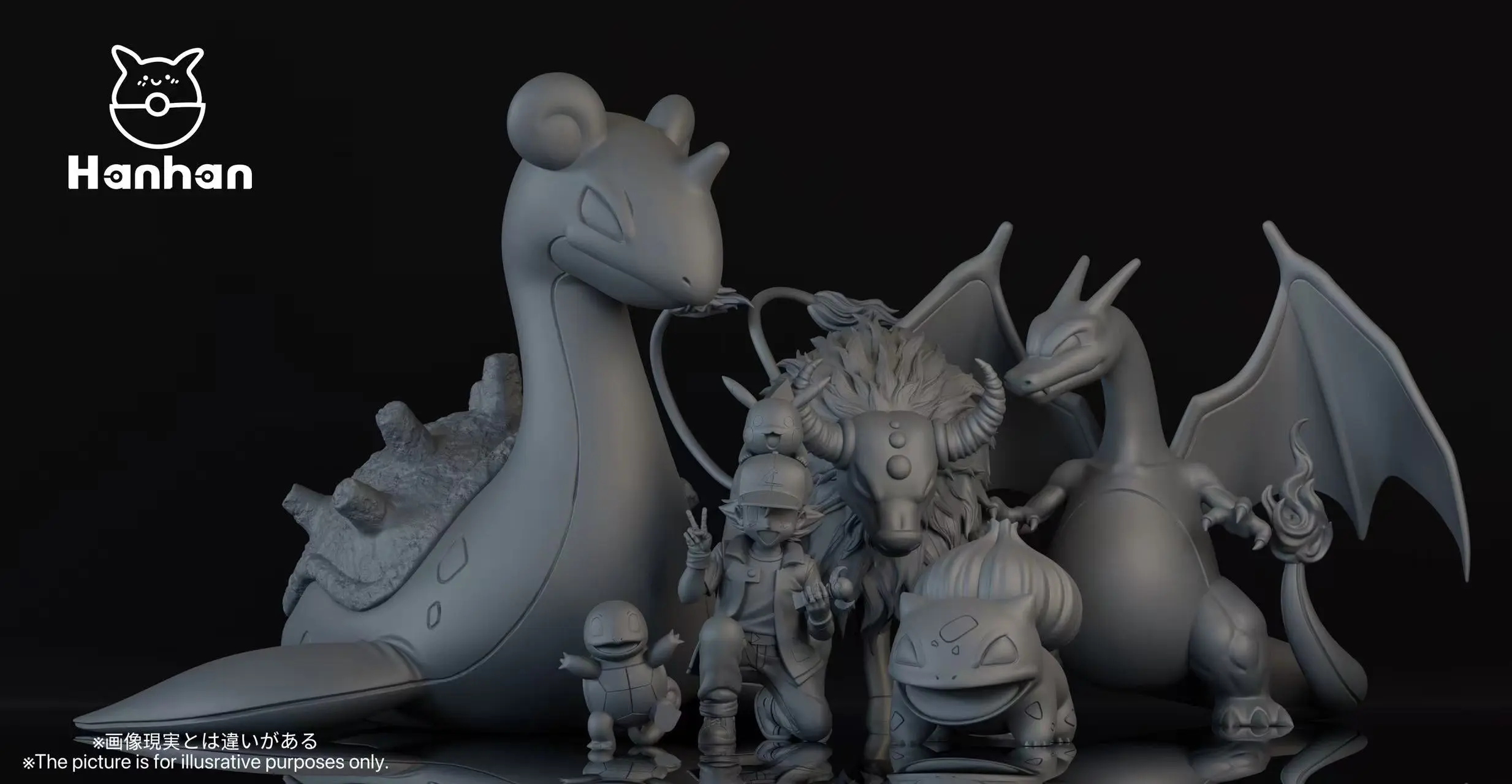 Han Han Studio – Pokémon VIP Series 1/20 Ash Championship Team NPC Reporter & Cameraman