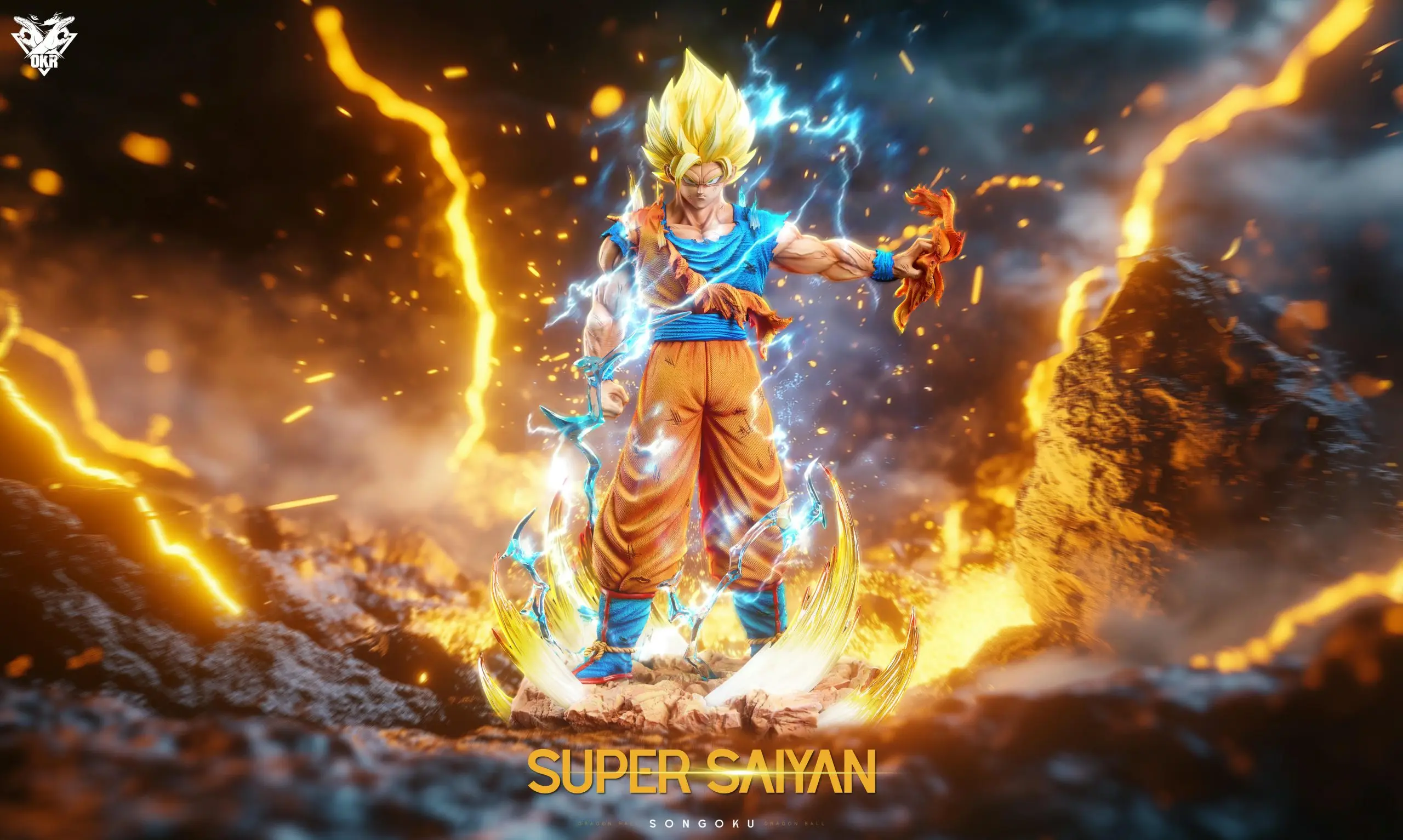 OKR Studio – Dragon Ball Super Saiyan 2 Son Goku