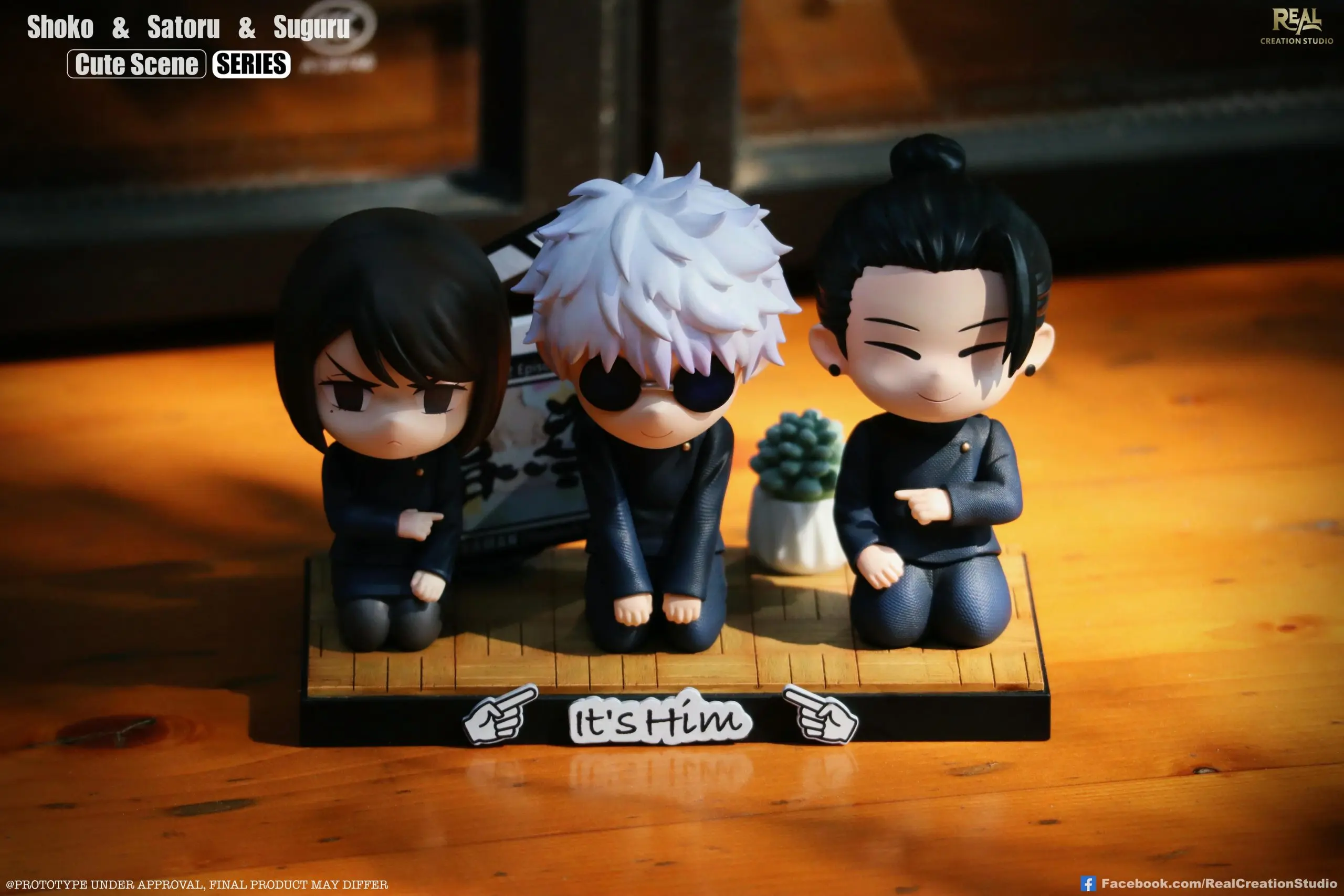 Real Creation Studio – Jujutsu Kaisen Chibi Scene Series #5 Trio Gojo & Geto & Shoko
