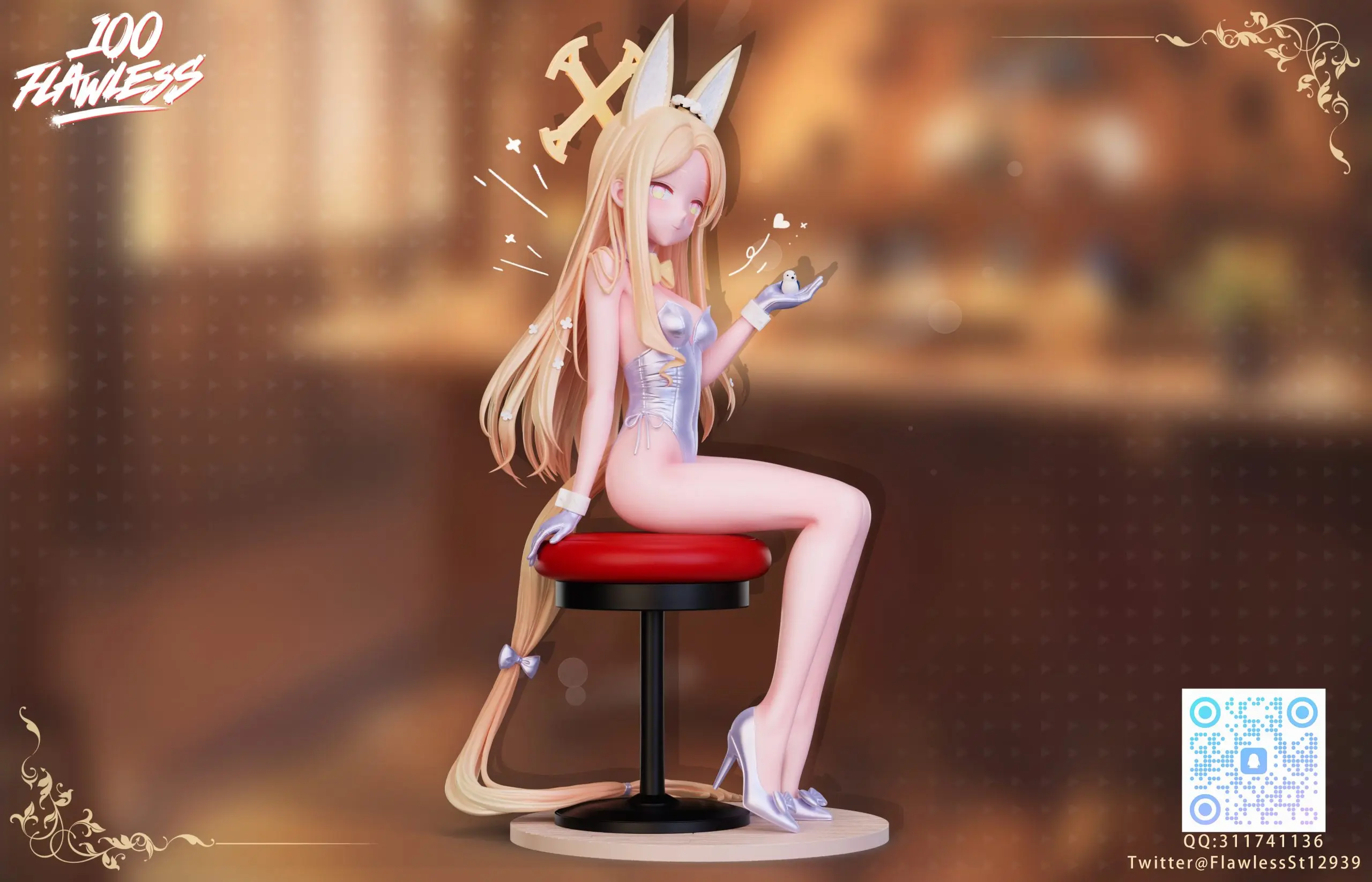 Flawless Studio – Blue Archive Yurizono Seia Bar Bunny Girl
