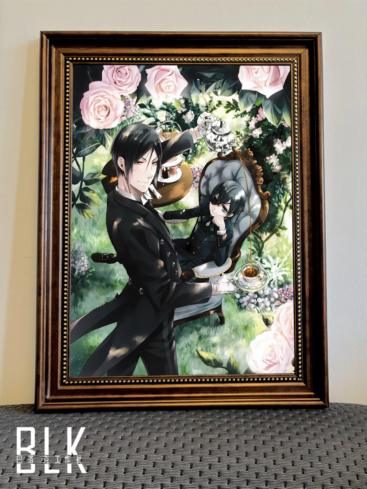 BLK Studio – Black Butler Ciel & Sebastian Anime Art Print