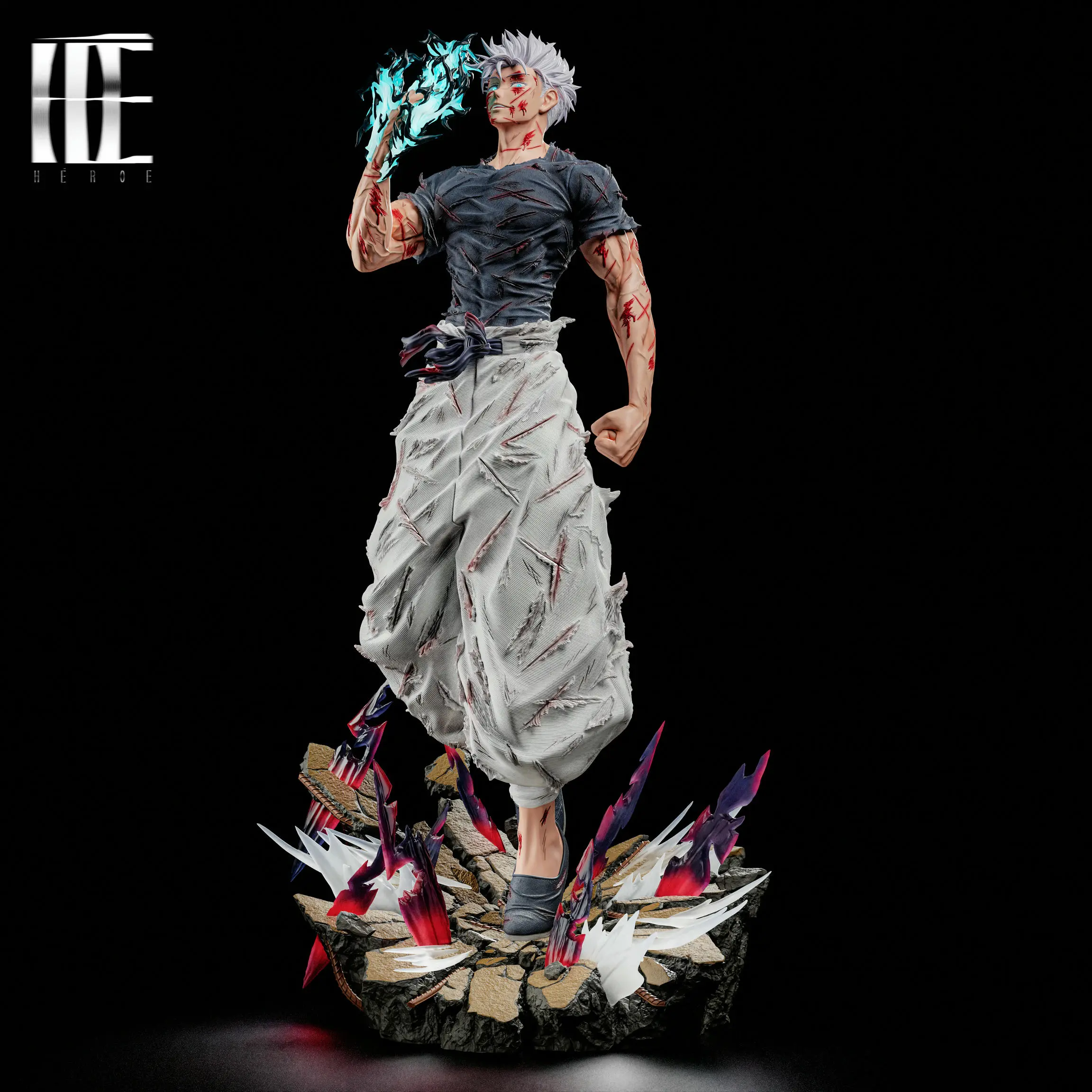 Heroe Collectibles Studio – Jujutsu Kaisen Battle Damaged Satoru Gojo