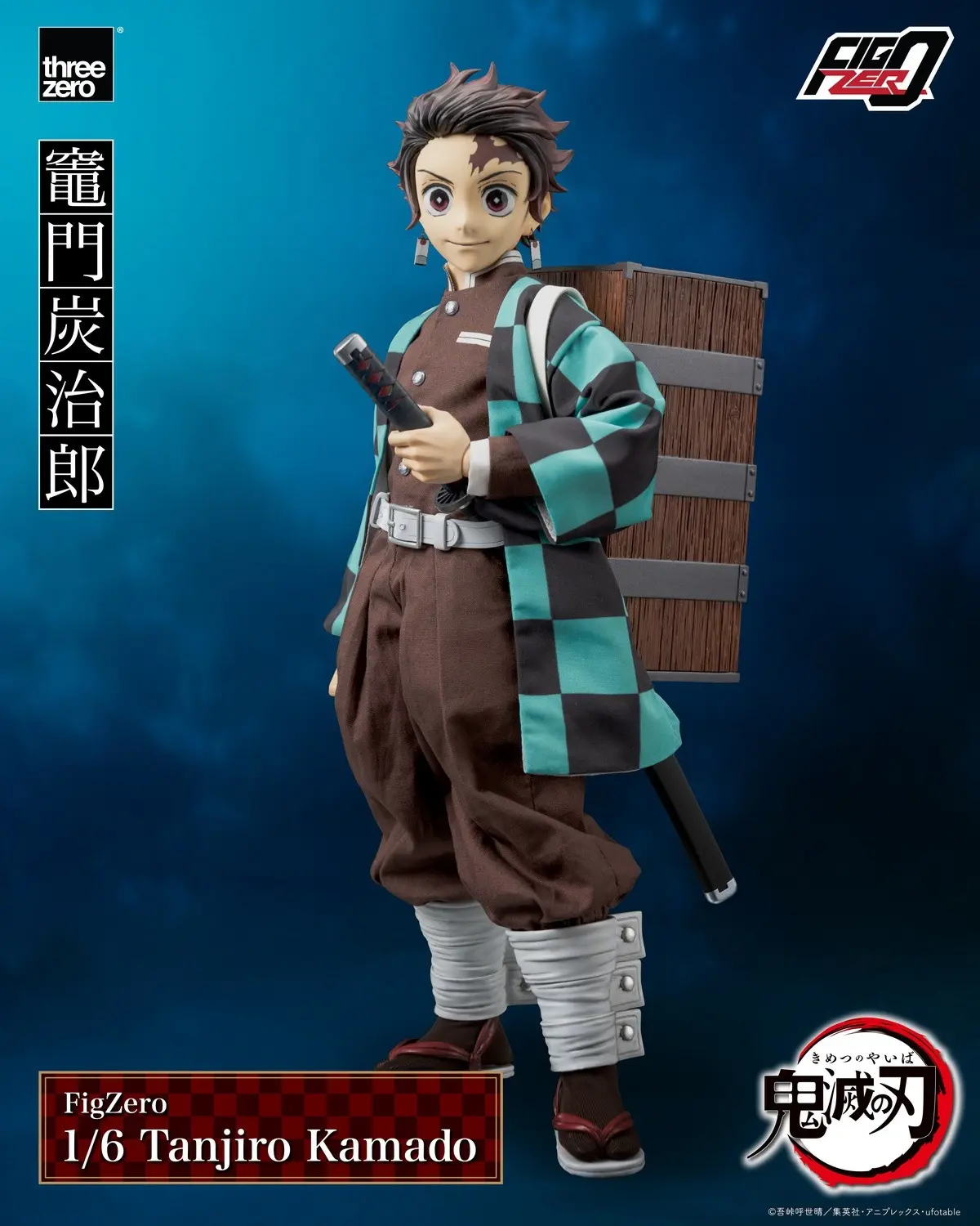 Threezero – FigZero 1/6 Tanjiro Kamado From Demon Slayer: Kimetsu no Yaiba 3Z06670W0 (Licensed)