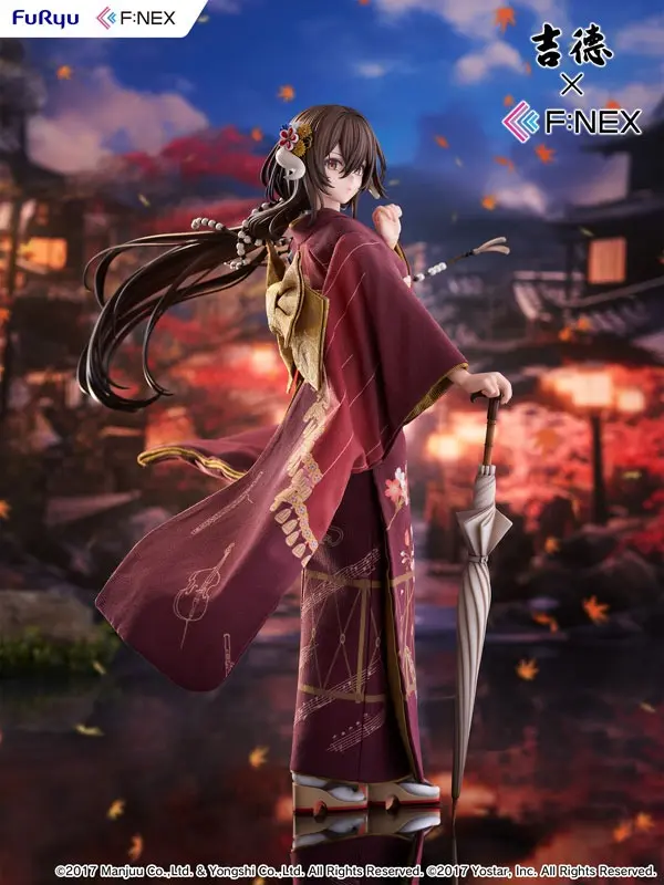 FURYU – Yoshitoku x F:NEX Mikasa blue flower komachi ver -Japanese Doll- 1/4 Scale Figure (Licensed)