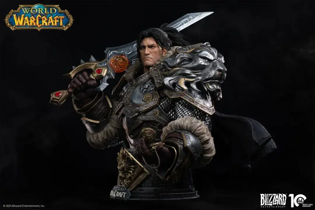 Infinity Studio – World of Warcraft Varian Wrynn 1/3 Scale Bust (Licensed)