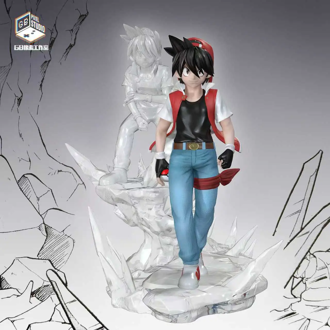 GB PIXEL Studio – Pokémon Ice Shadow CrimsonIce Red