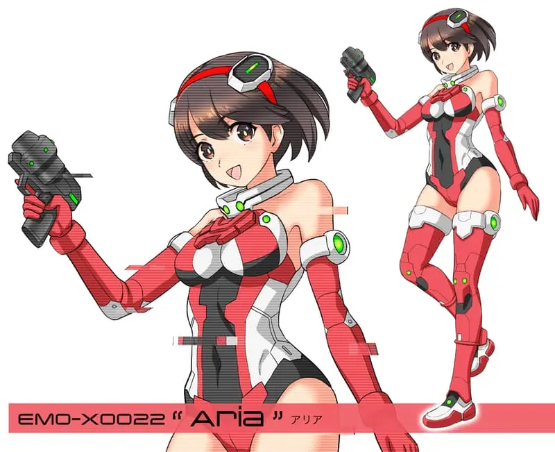 Hasegawa – A.S.G Girls EMO-X0022 “Aria” & X0024 “Ciel” 1/12 Plastic Model (Licensed)