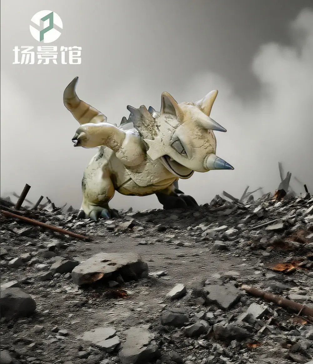 SP Chang Jing Guan Studio – Pokémon Statue Ruins Series #2 Rhydon