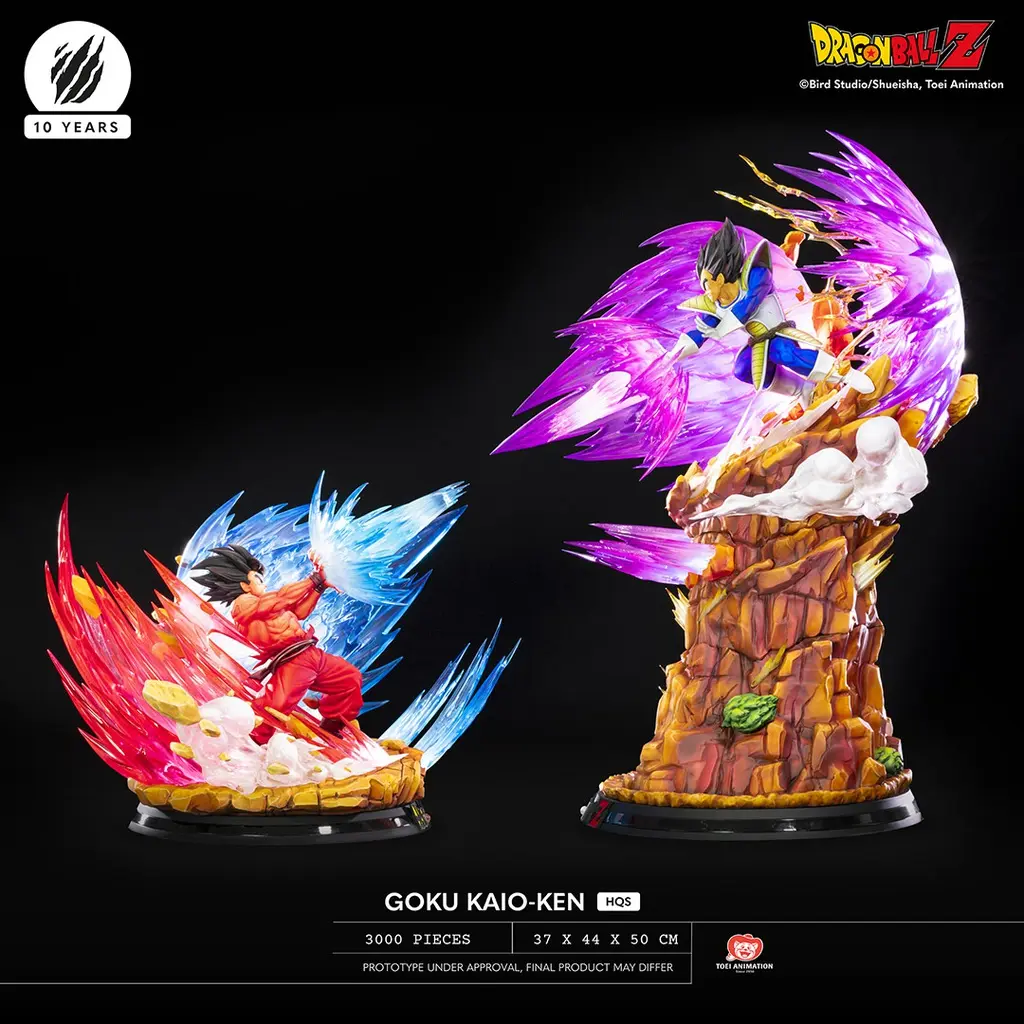 Tsume Studio – Dragon Ball Z HQS Goku Kaio-ken vs Vegeta Galick Gun, Goku vs Vegeta (Licensed)