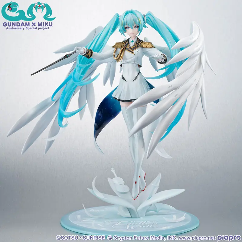 Megahouse – Lucrea Mobile Suit Gundam 45th Anniversary x Hatsune Miku Hatsune Miku x Wing Gundam Zero EW Complete Figure (Licensed)